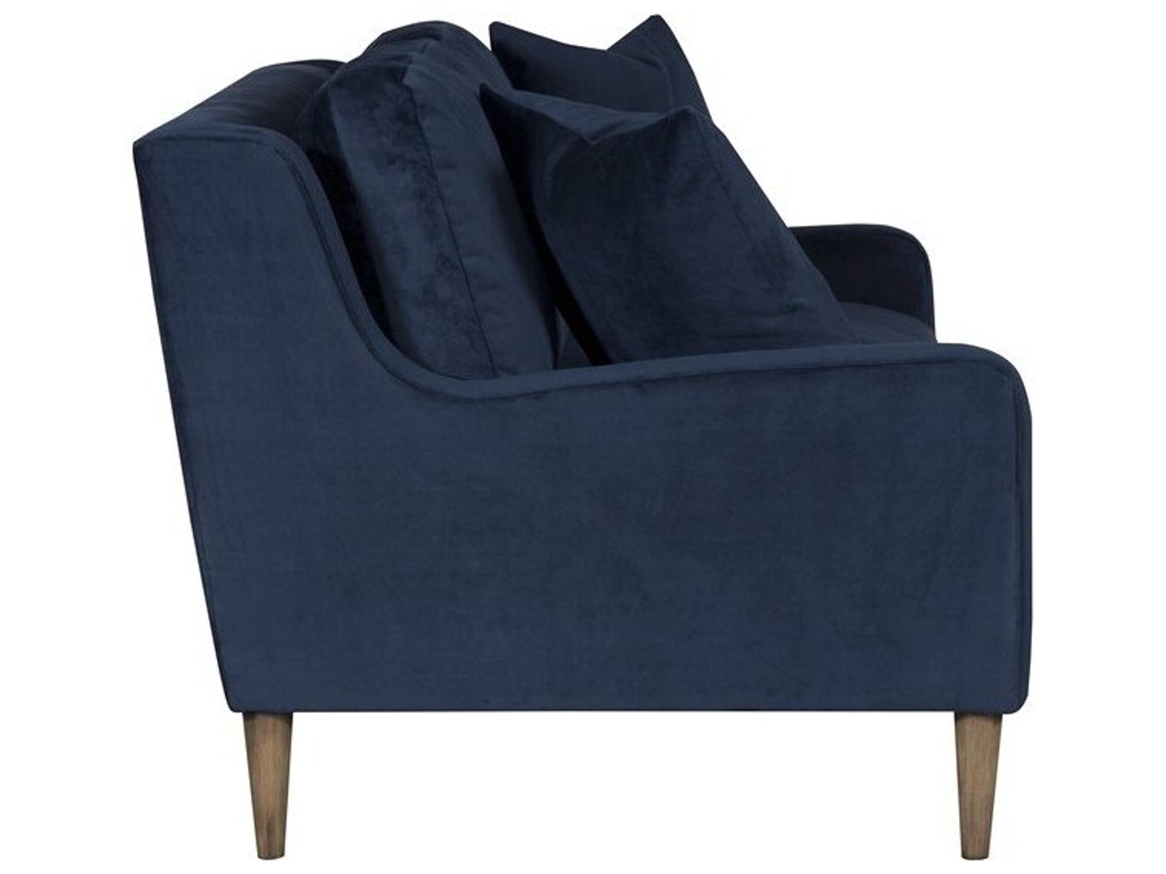 Vanguard Furniture Josie Blue Upholstered Sofa
