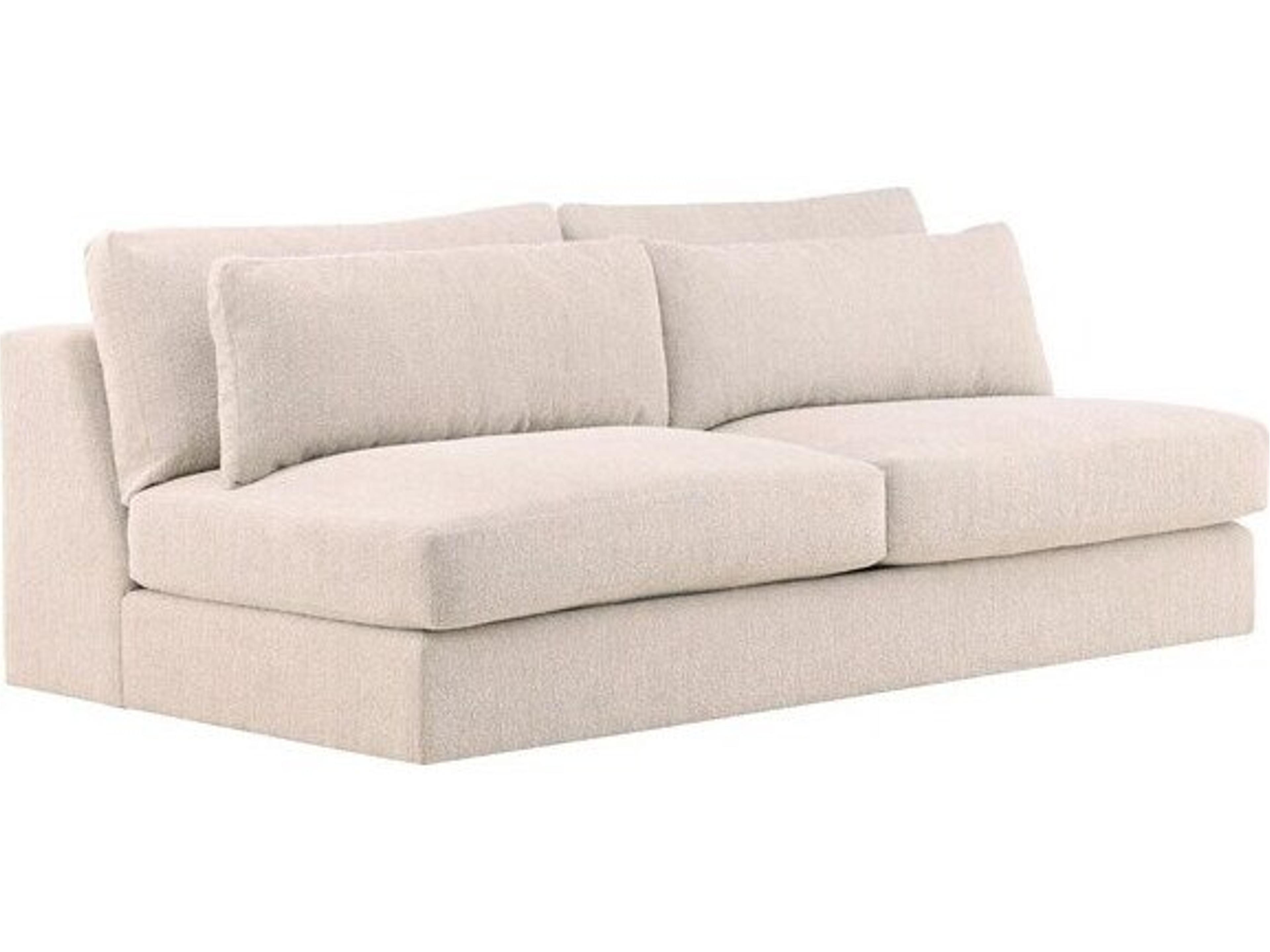 Vanguard Furniture Leone Topper Oatmeal Fabric Beige Upholstered Modular