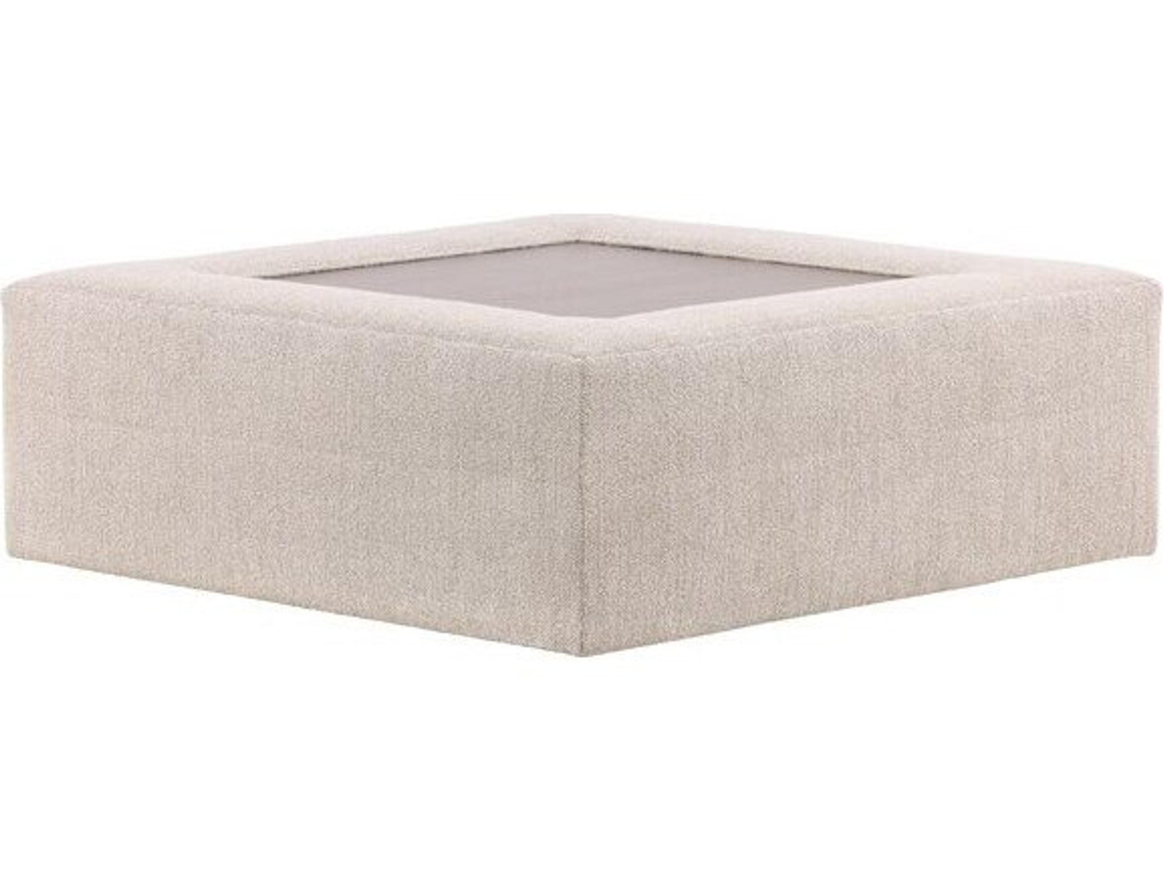 Vanguard Furniture Leone Topper Oatmeal Fabric Flaxen Stone Beige Upholstered Modular