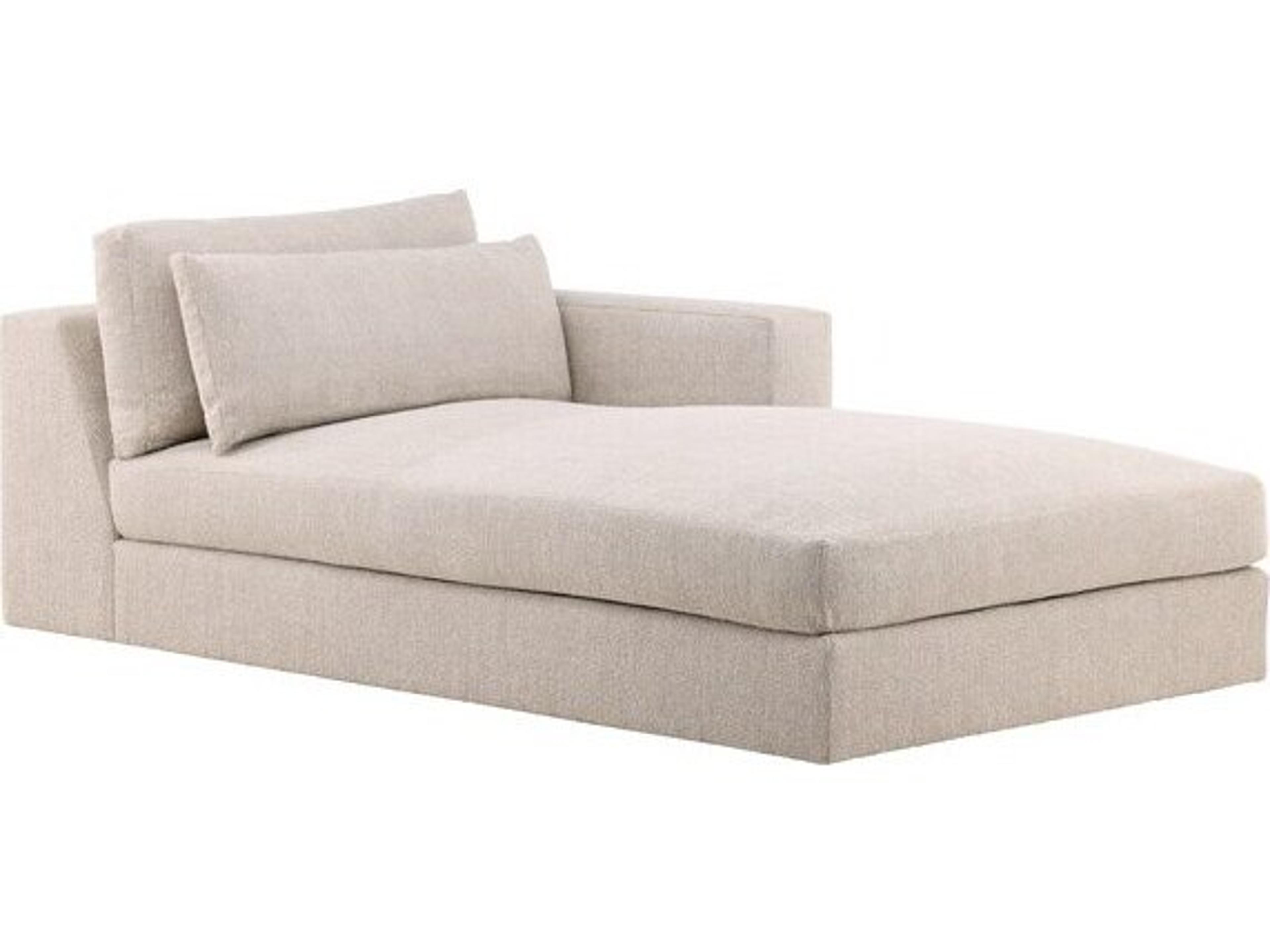 Vanguard Furniture Leone Beige Upholstered Sectional Sofa