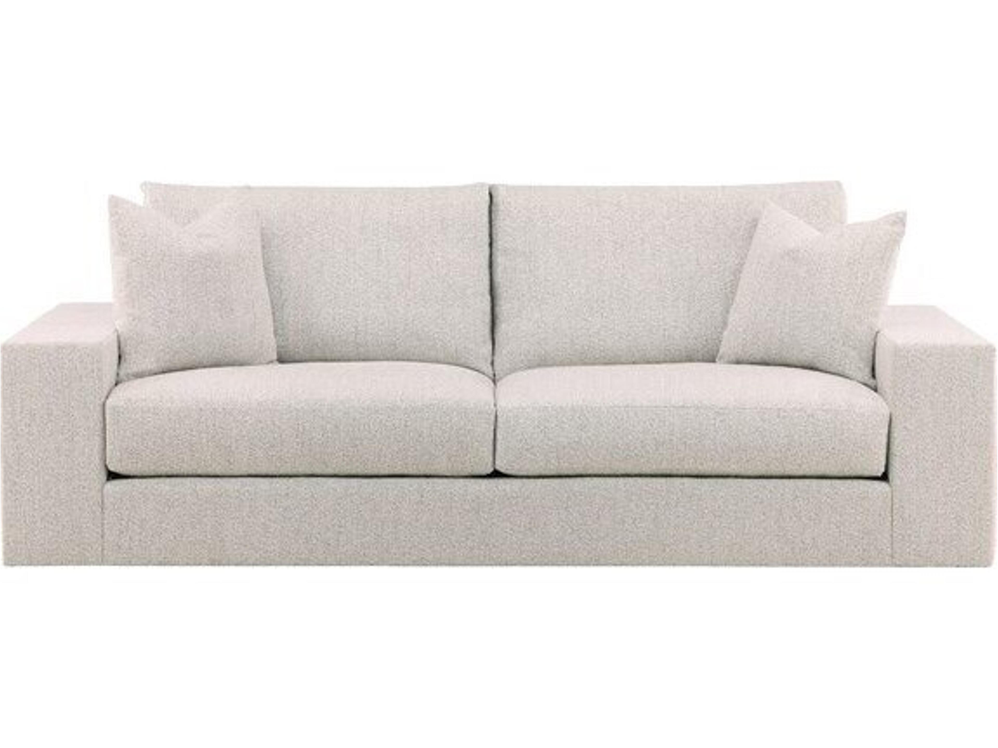Lucca Jingo Twine Beige Upholstered Sofa