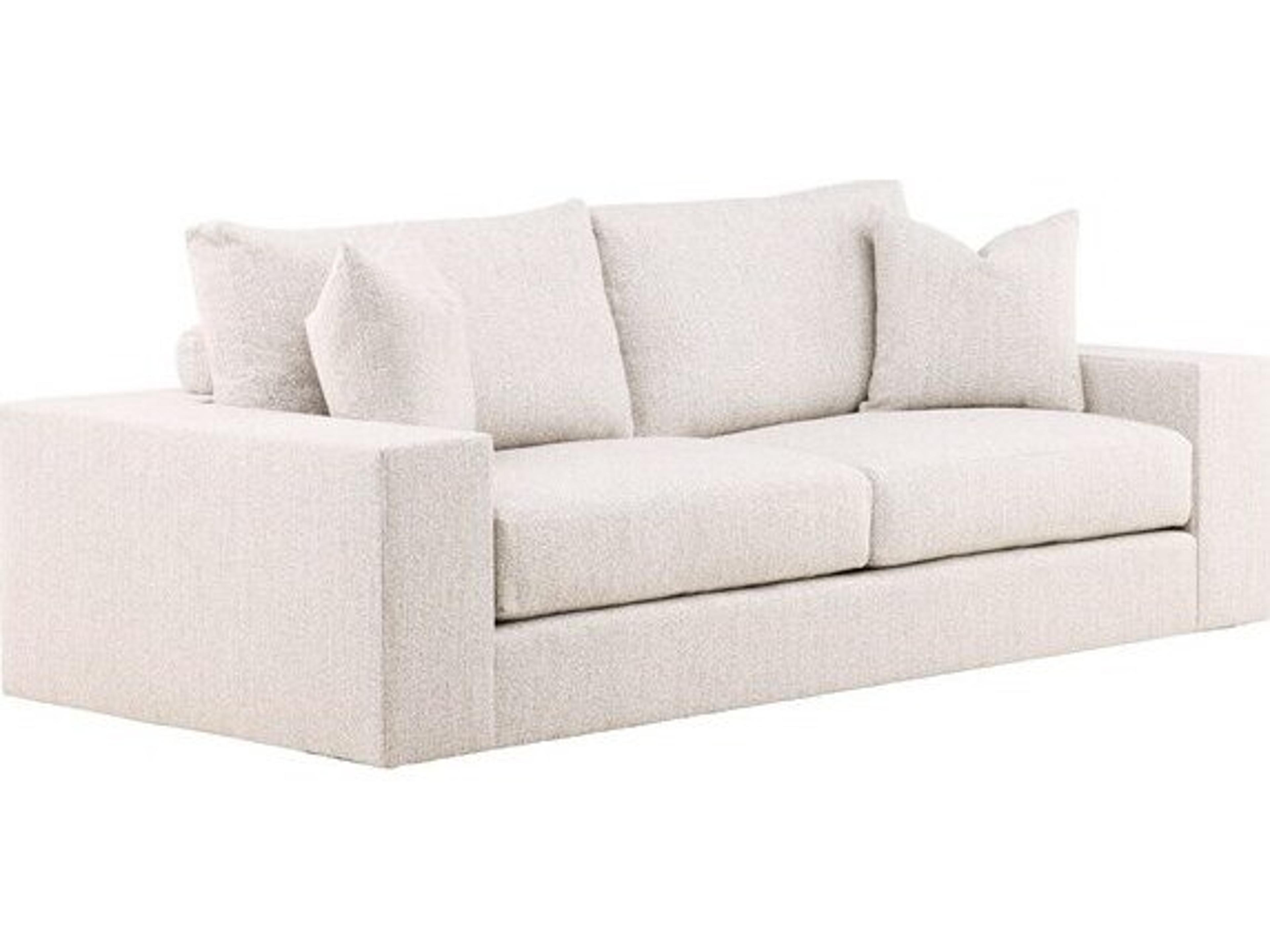 Vanguard Furniture Lucca Jingo Twine Beige Upholstered Sofa