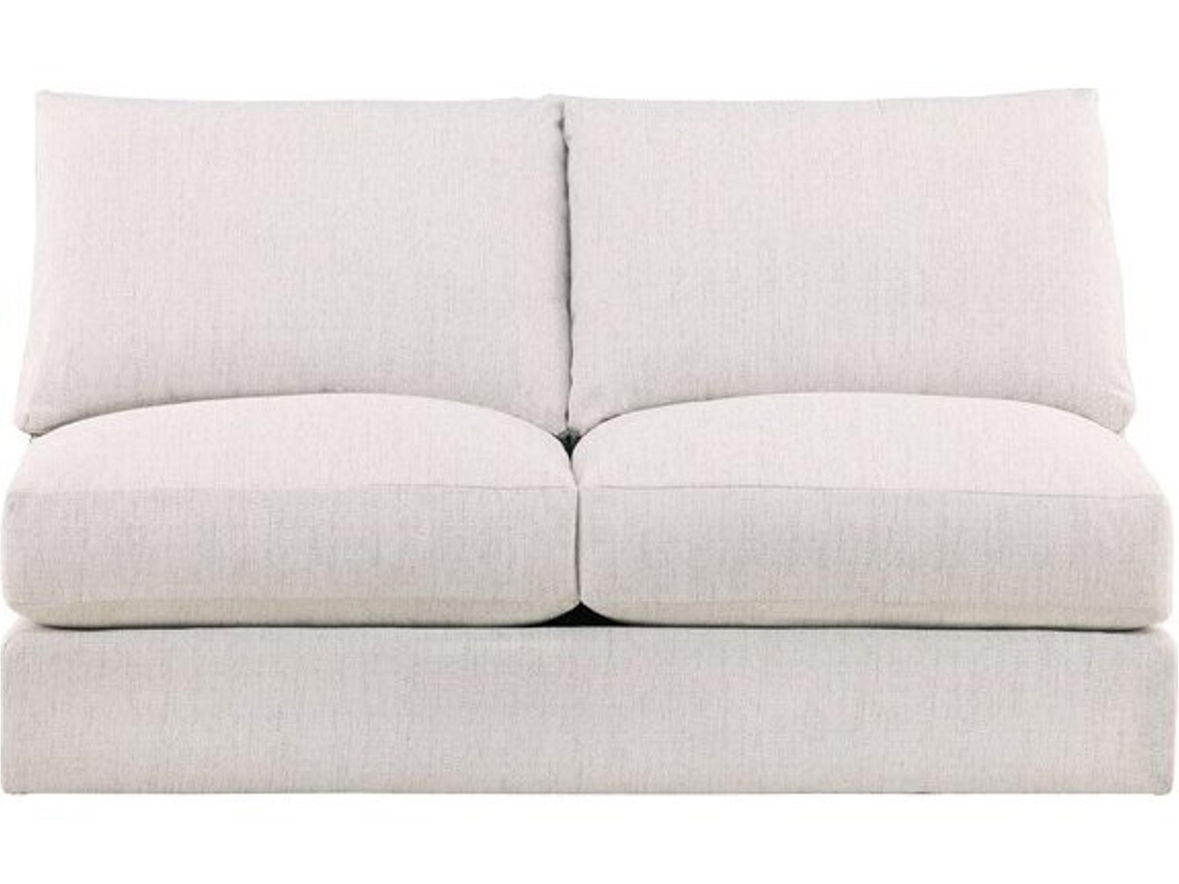 Lucy Beige Upholstered Loveseat