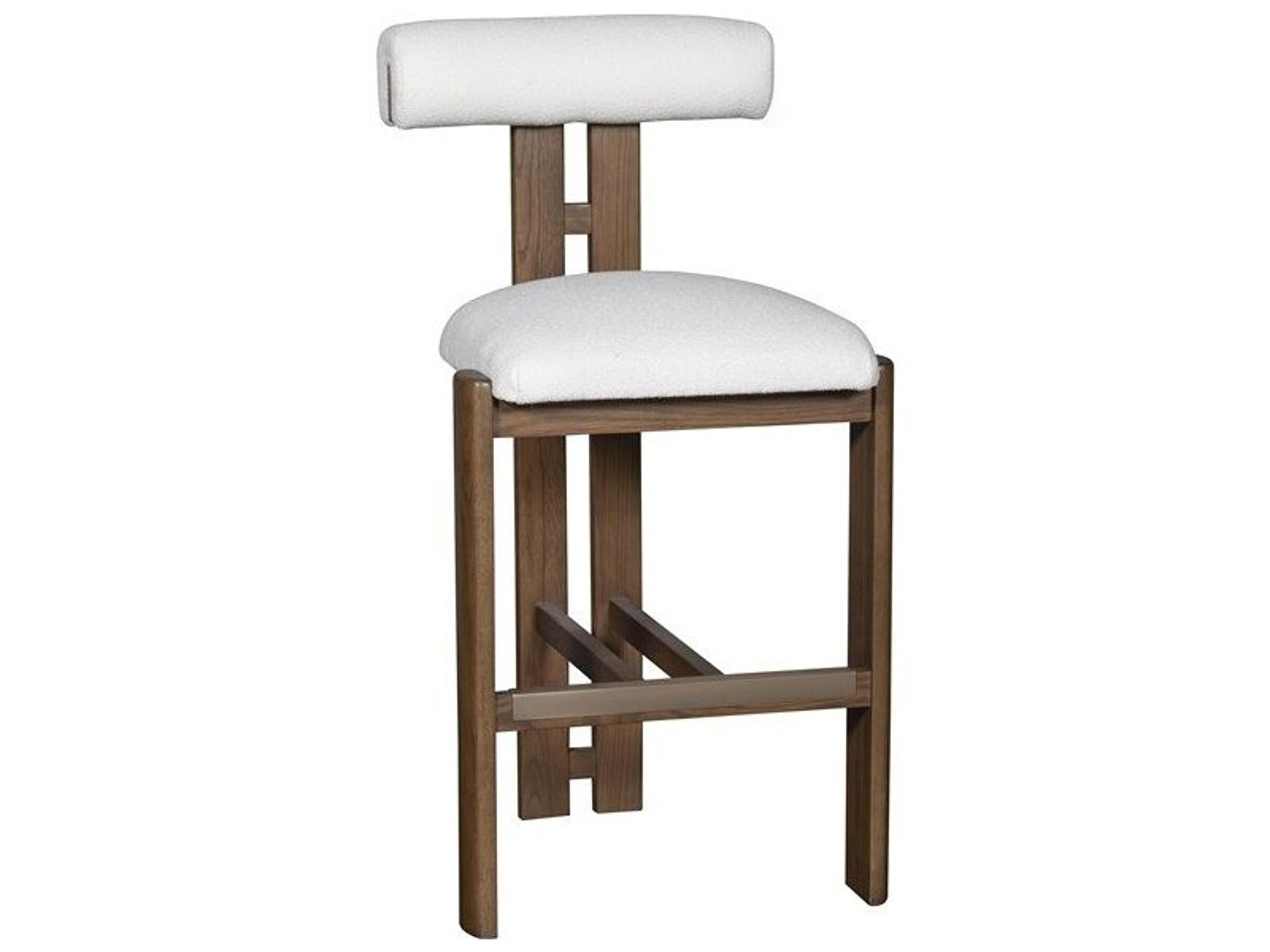 Vanguard Furniture Wright Upholstered Hardwood Bar Stool