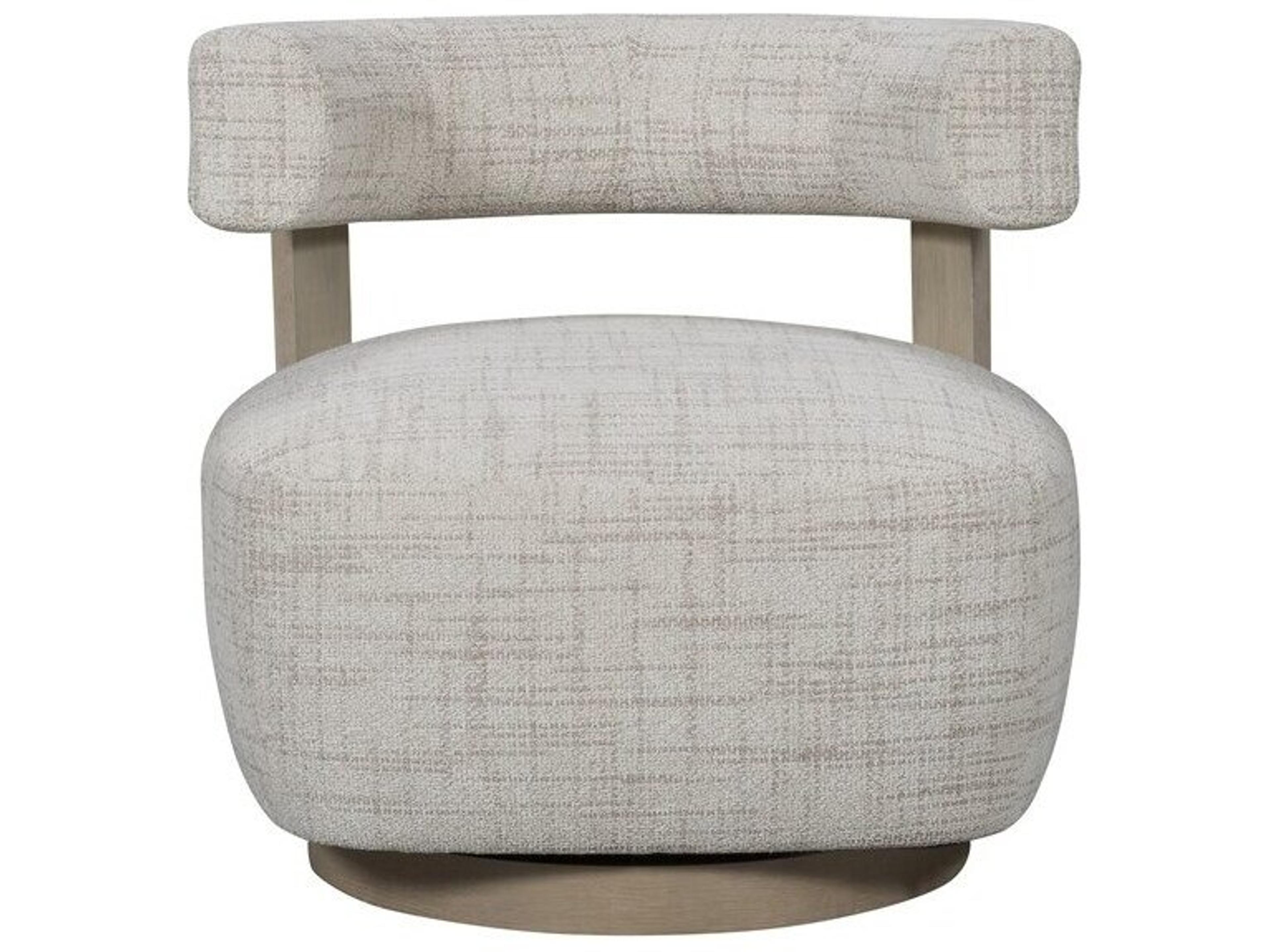 Daydream Swivel Beige Accent Chair
