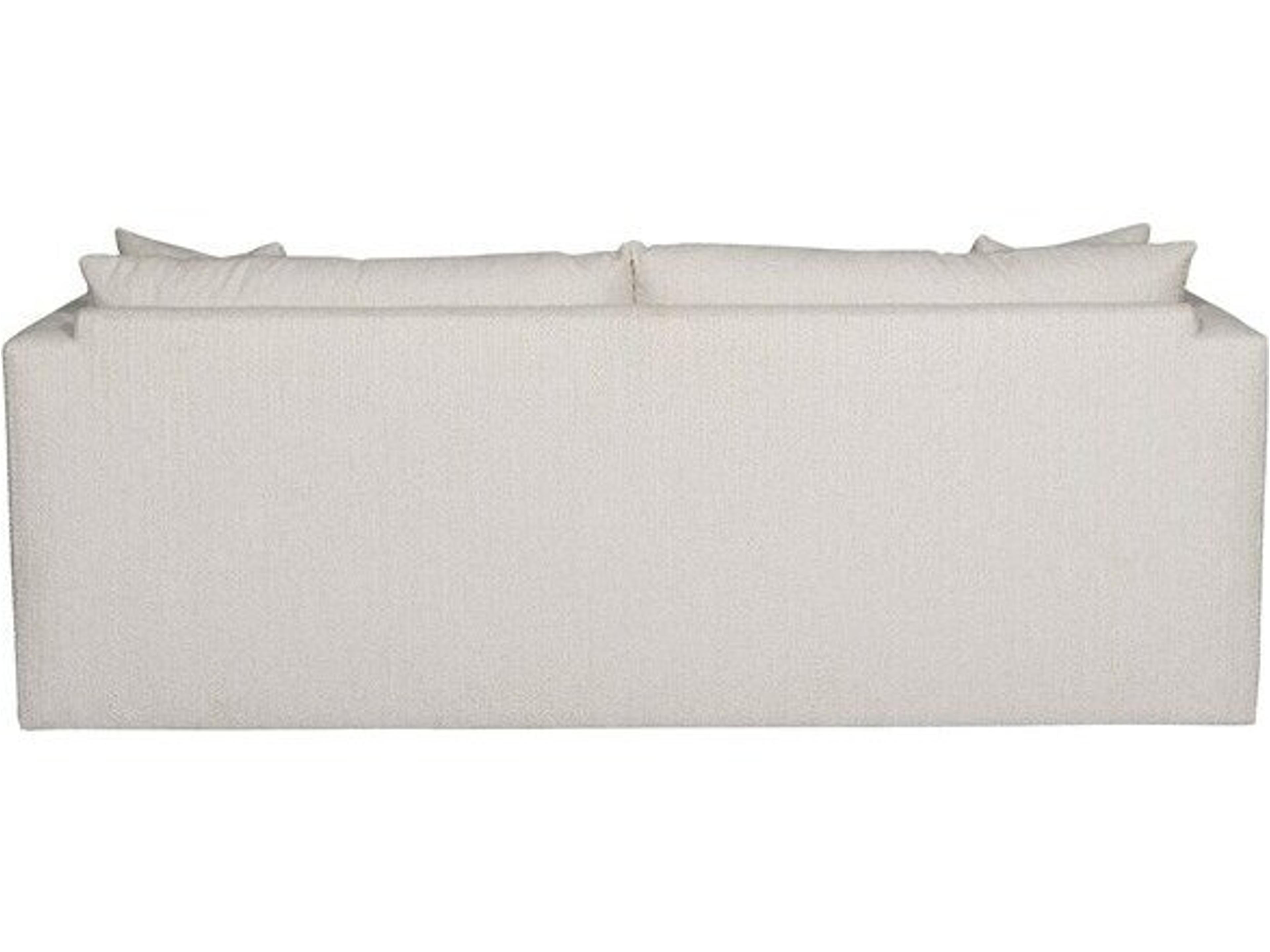 Vanguard Furniture Adaline Kibble Porcelain Fabric Cream Upholstered Sofa