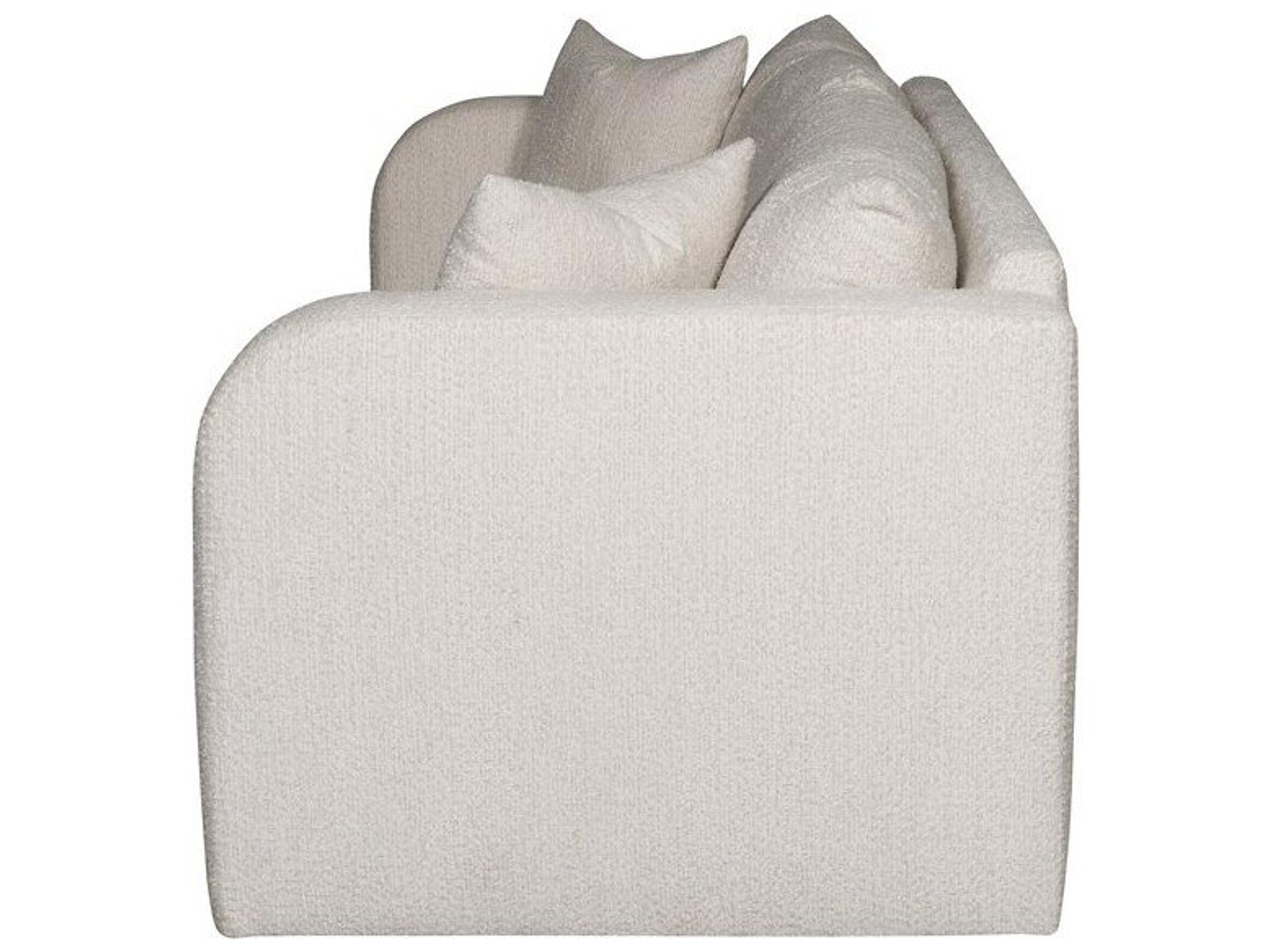 Vanguard Furniture Adaline Kibble Porcelain Fabric Cream Upholstered Sofa