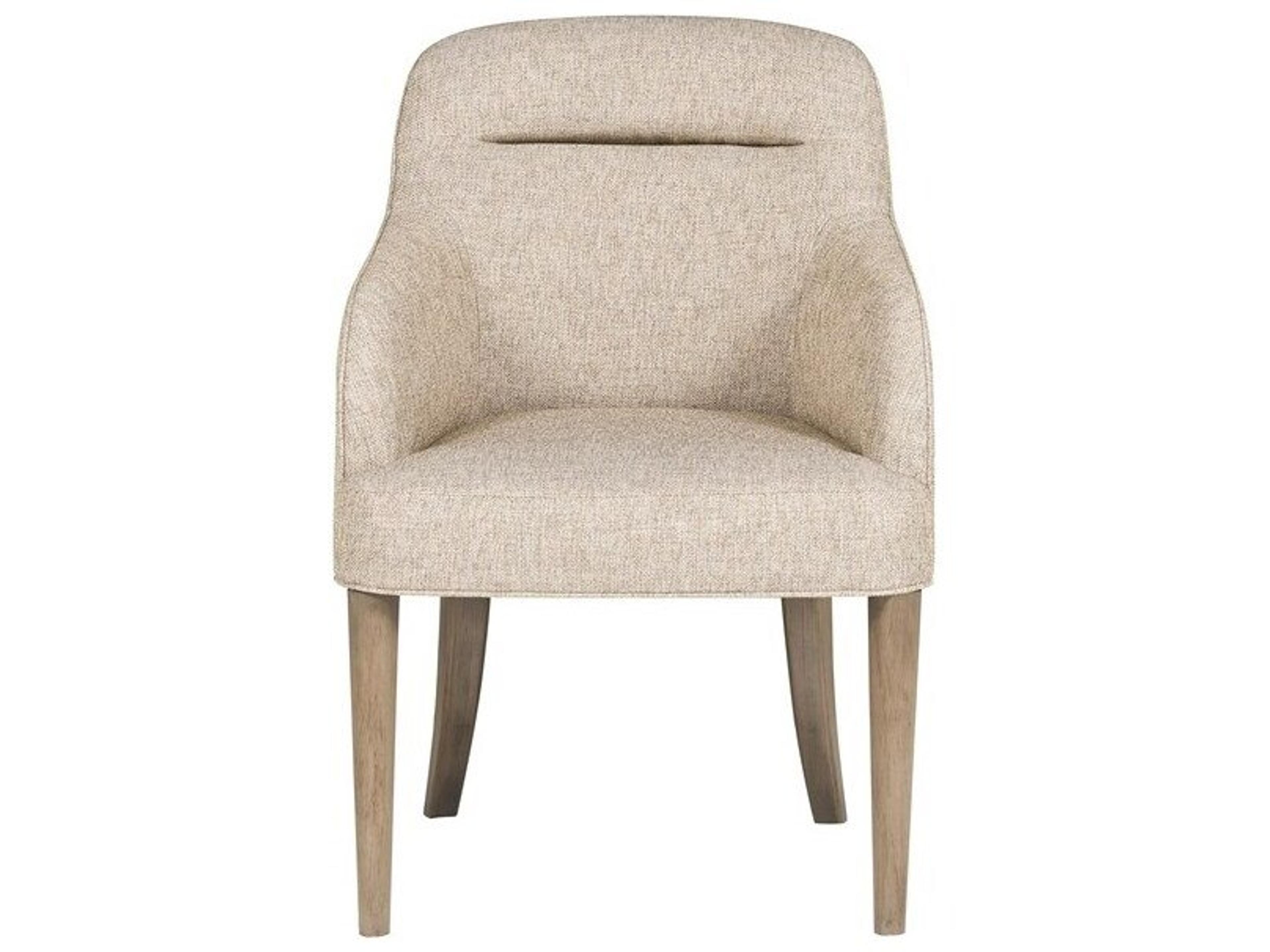 Grandhaven Beige Upholstered Arm Dining Chair