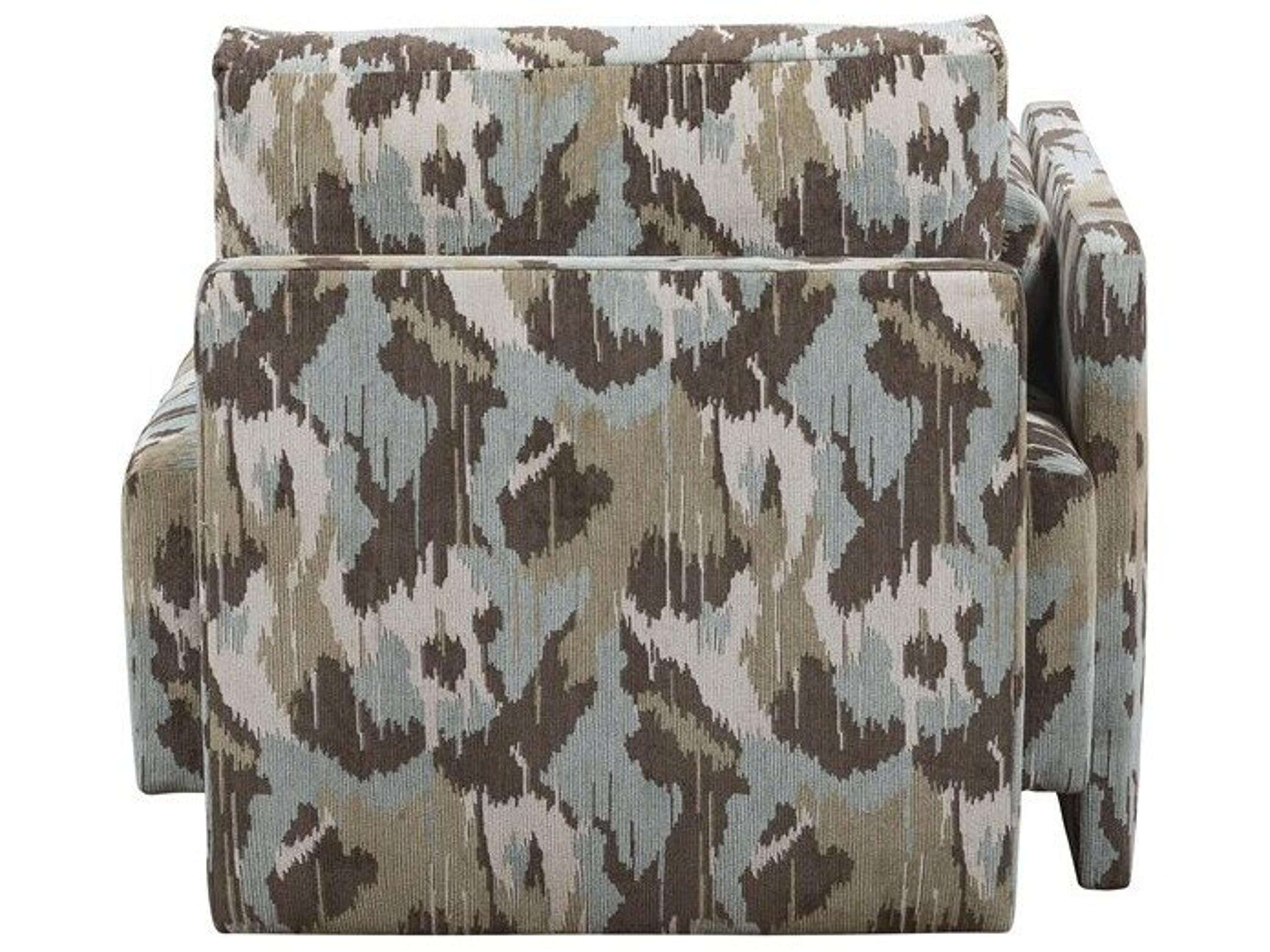 Vanguard Furniture Leeton Dayton Coastal Fabric Gray Upholstered Sofa