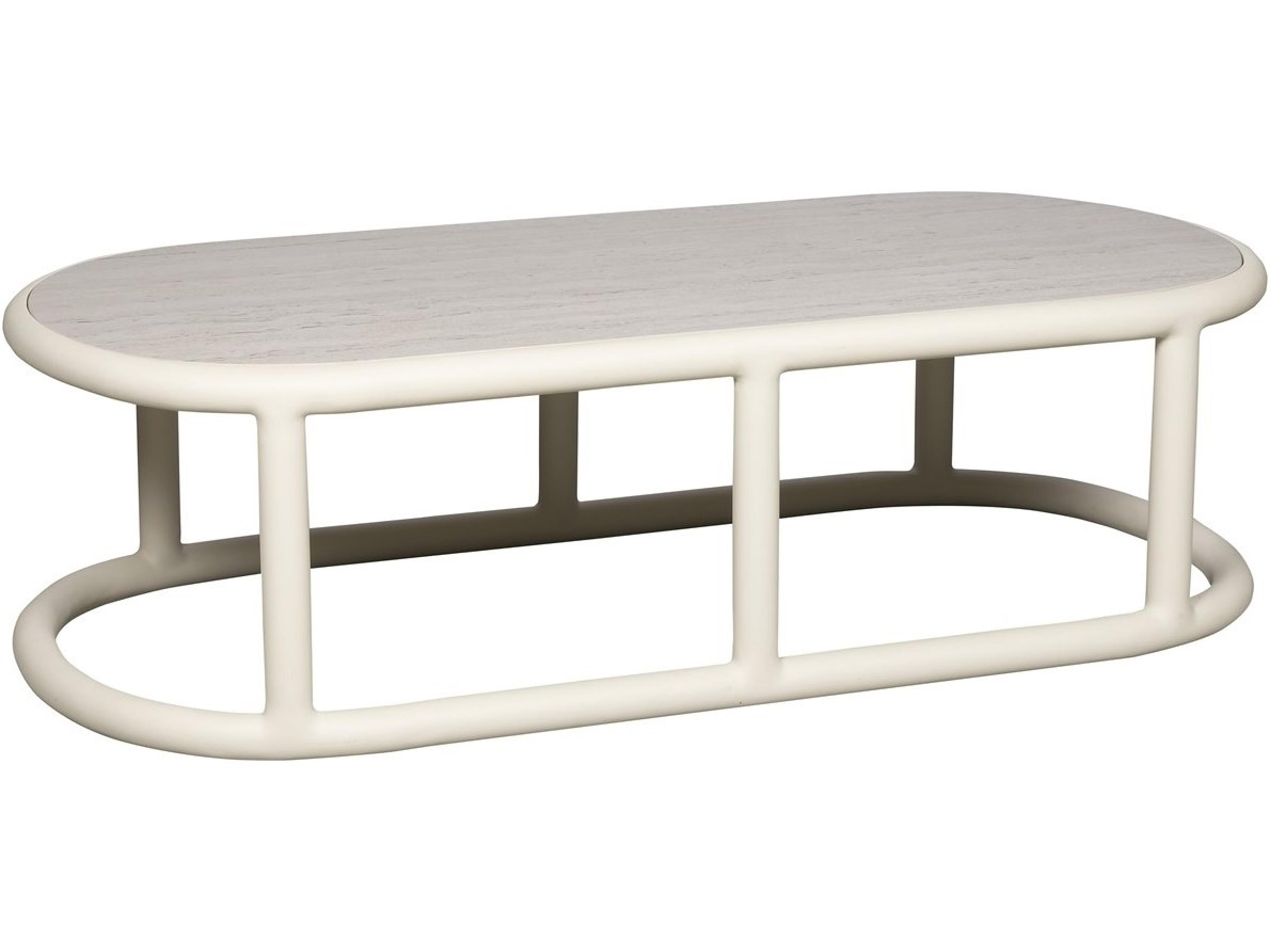 Taurus Aluminum Oval Coffee Table