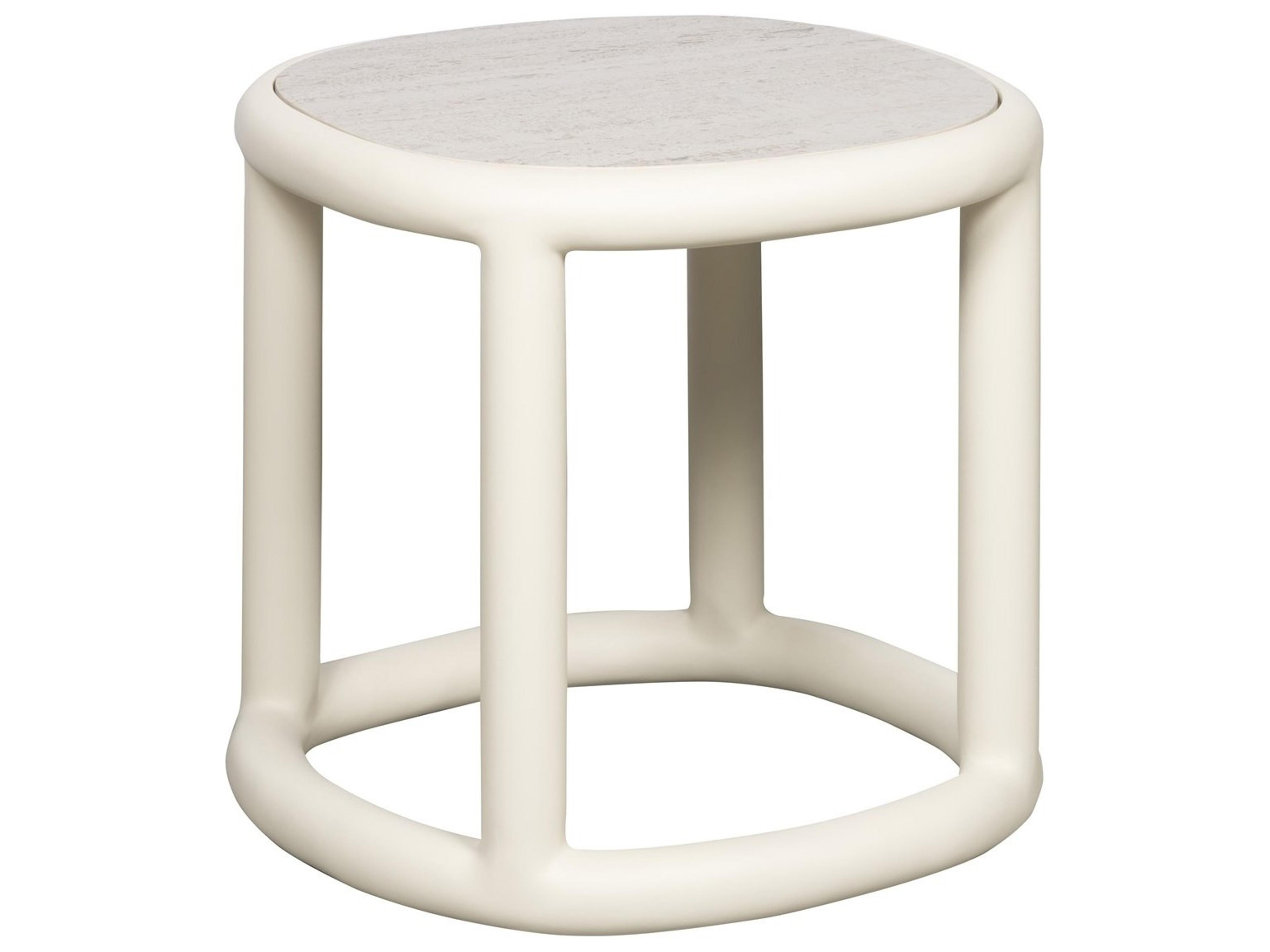 Taurus Aluminum Round End Table
