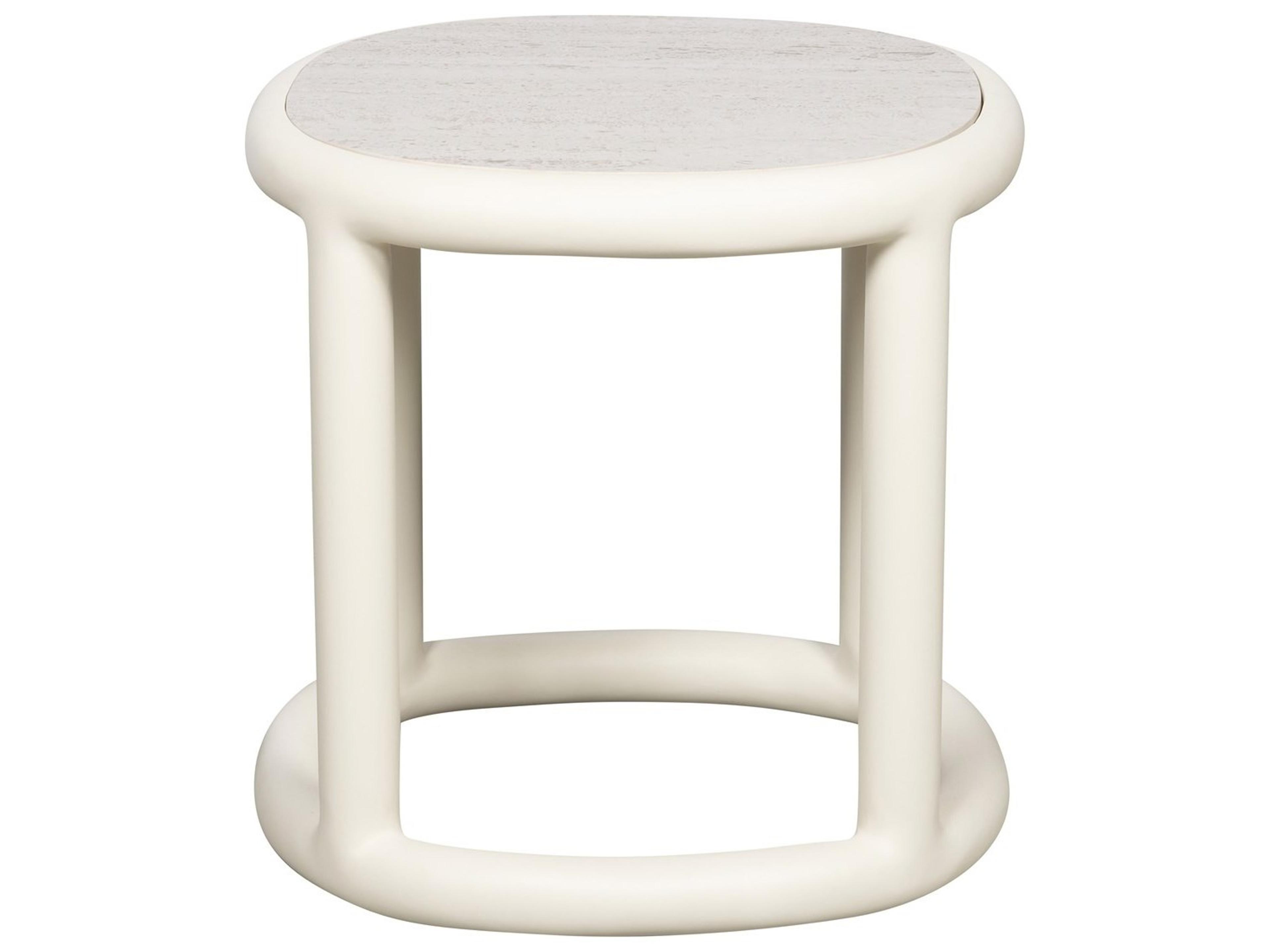 Vanguard Furniture Outdoor Taurus Aluminum Round End Table