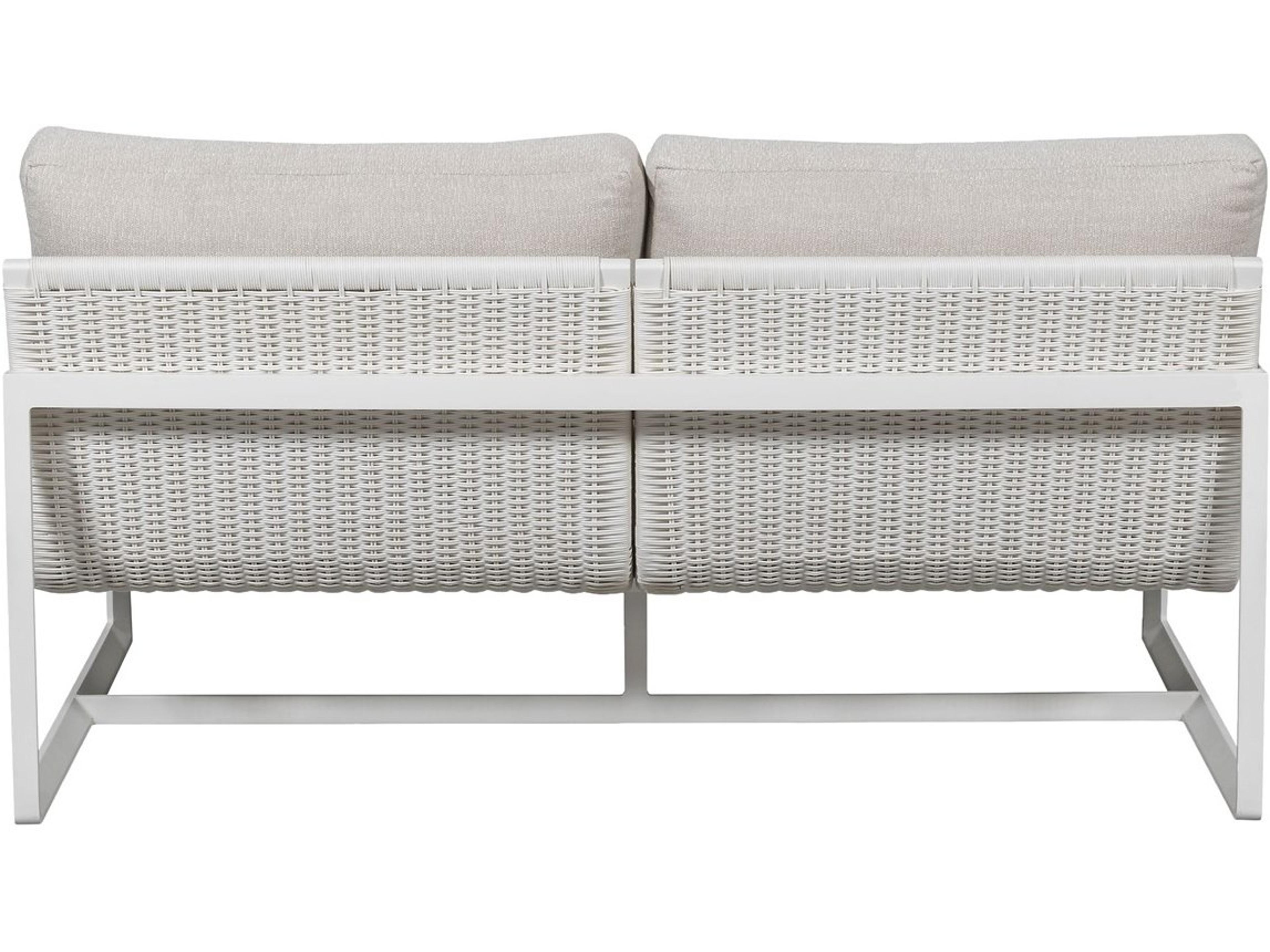 Vanguard Furniture Outdoor Breeze Aluminum Cushion Loveseat