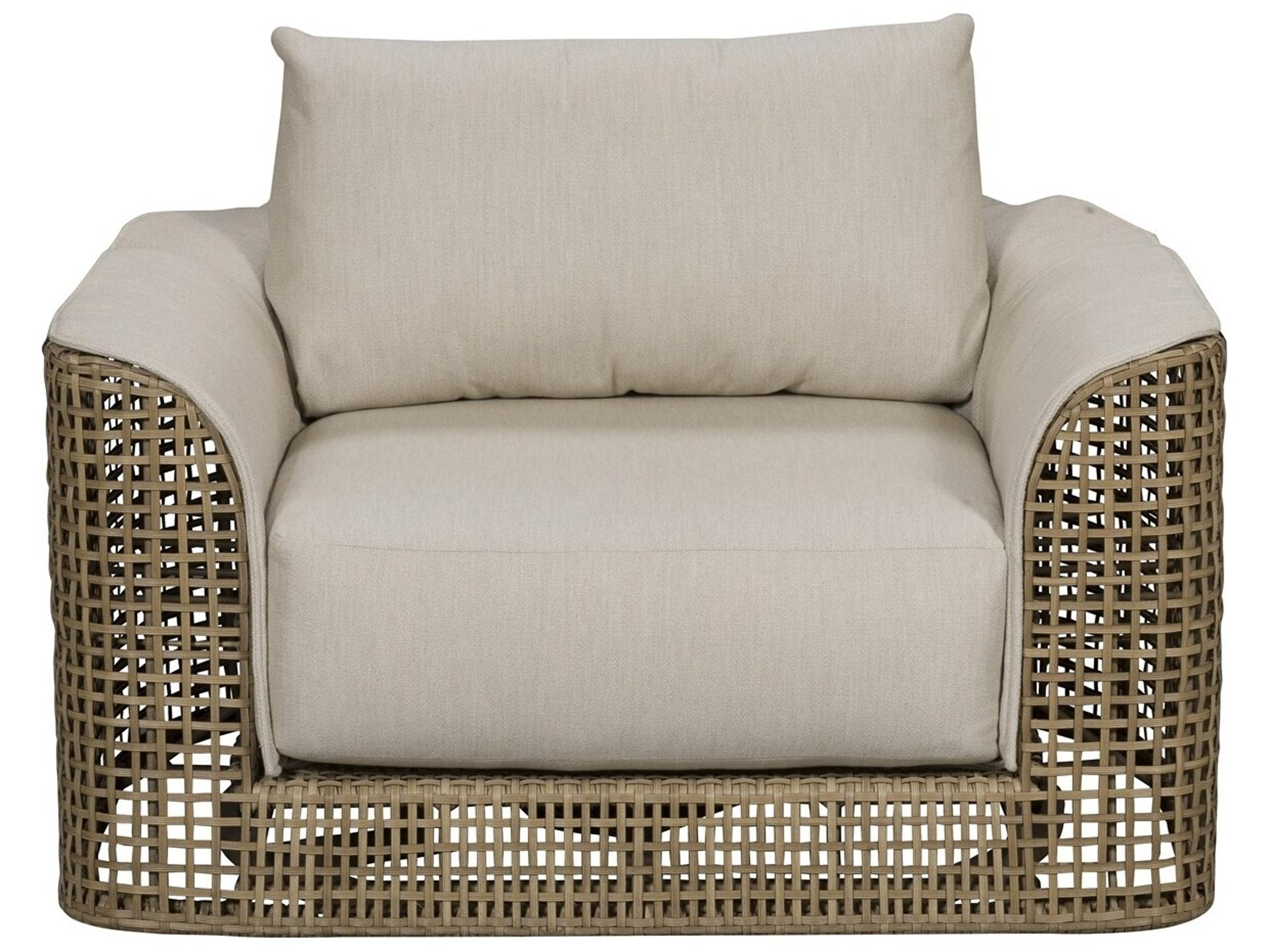 Vanguard Furniture Outdoor Bliss Swivel Chair w/ Blanket