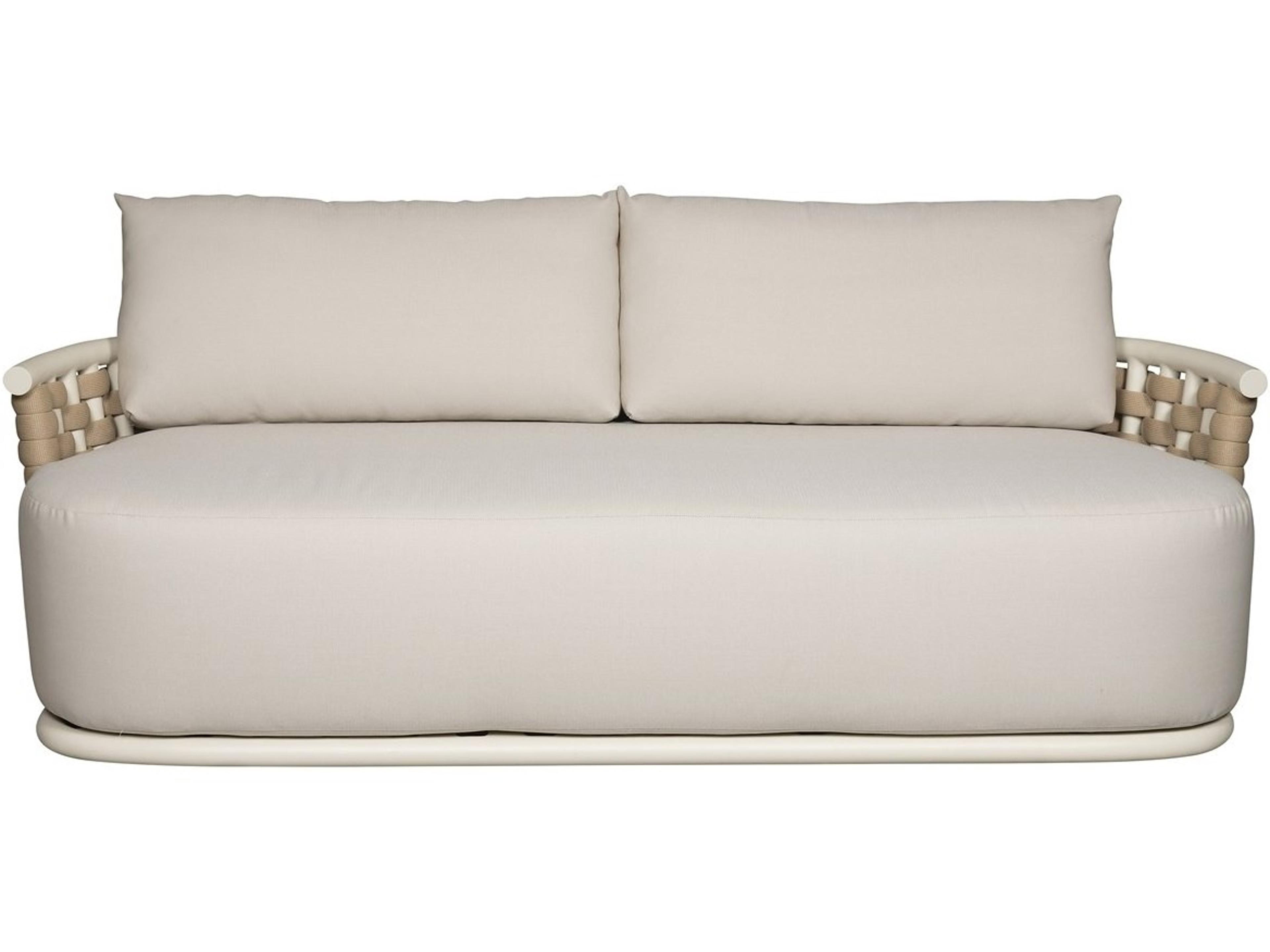 Vanguard Furniture Outdoor Taurus Aluminum Cushion Sofa