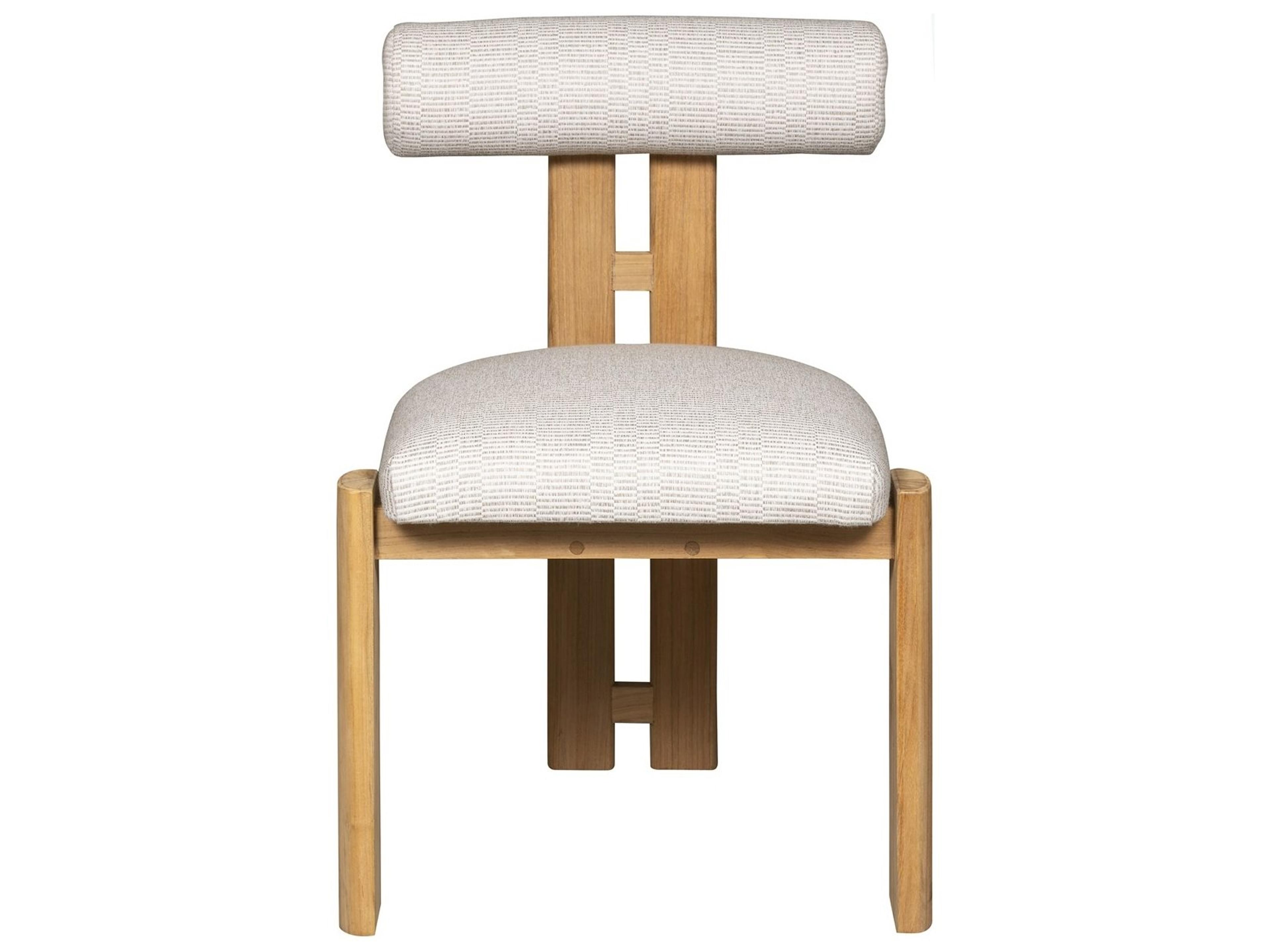 Vanguard Furniture Outdoor Outright Teak Cushion Dining Chair