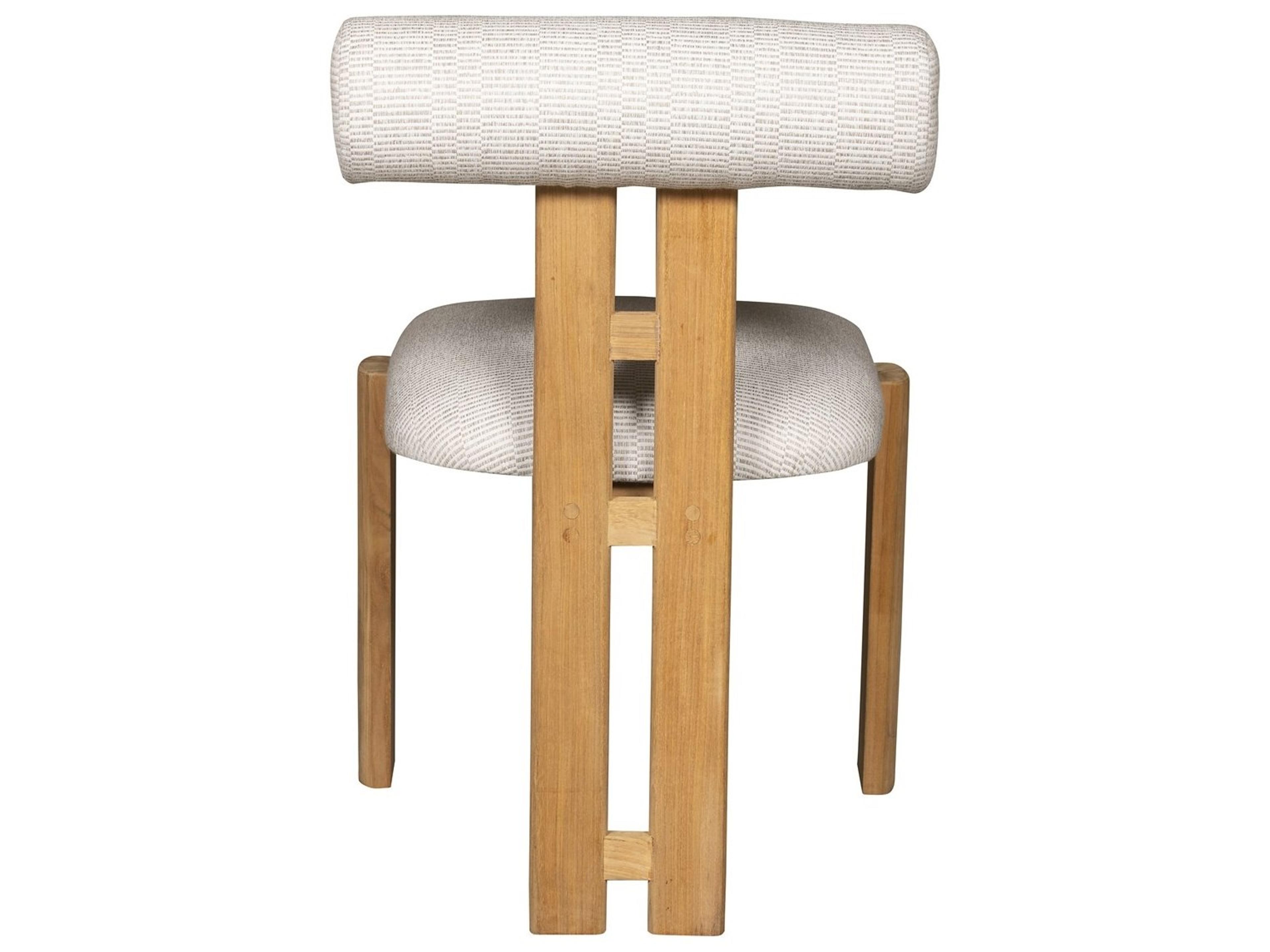 Vanguard Furniture Outdoor Outright Teak Cushion Dining Chair