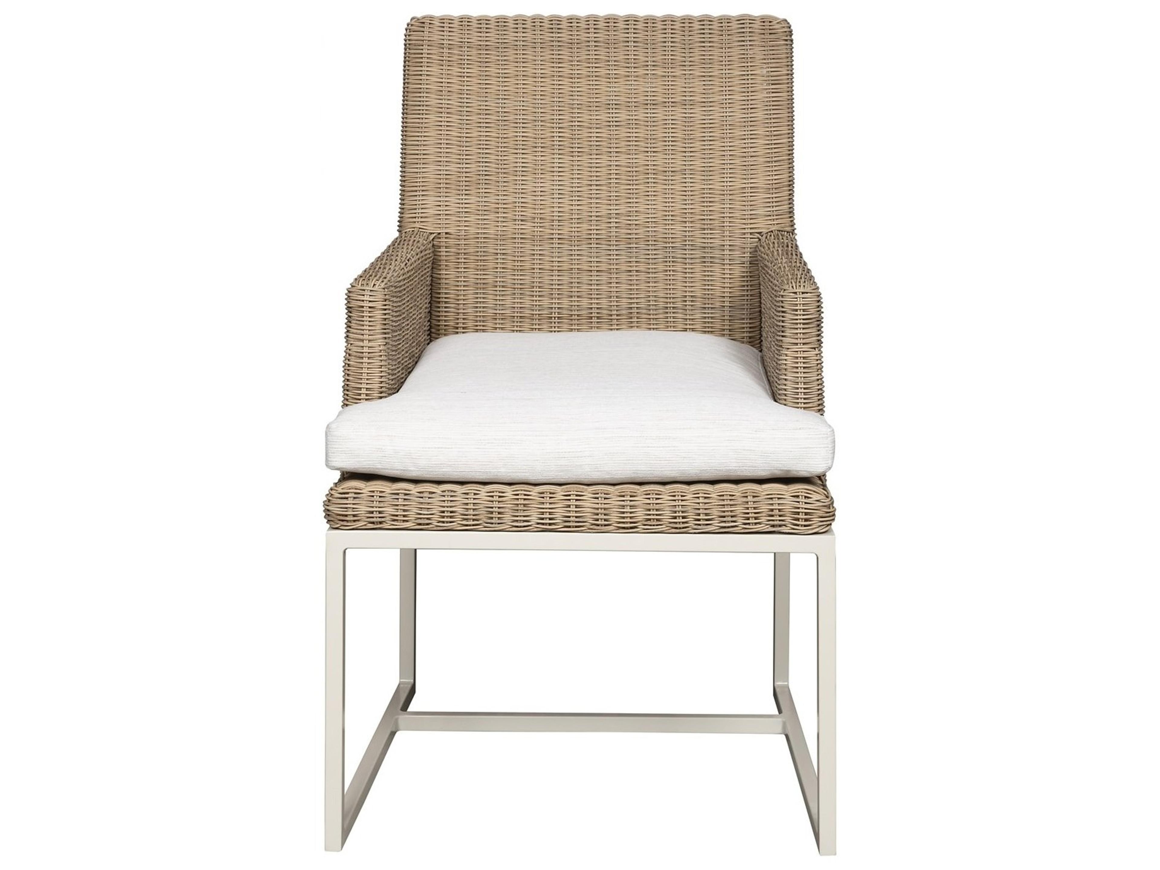 Vanguard Furniture Outdoor Bay Wicker Cushion Dining Chair