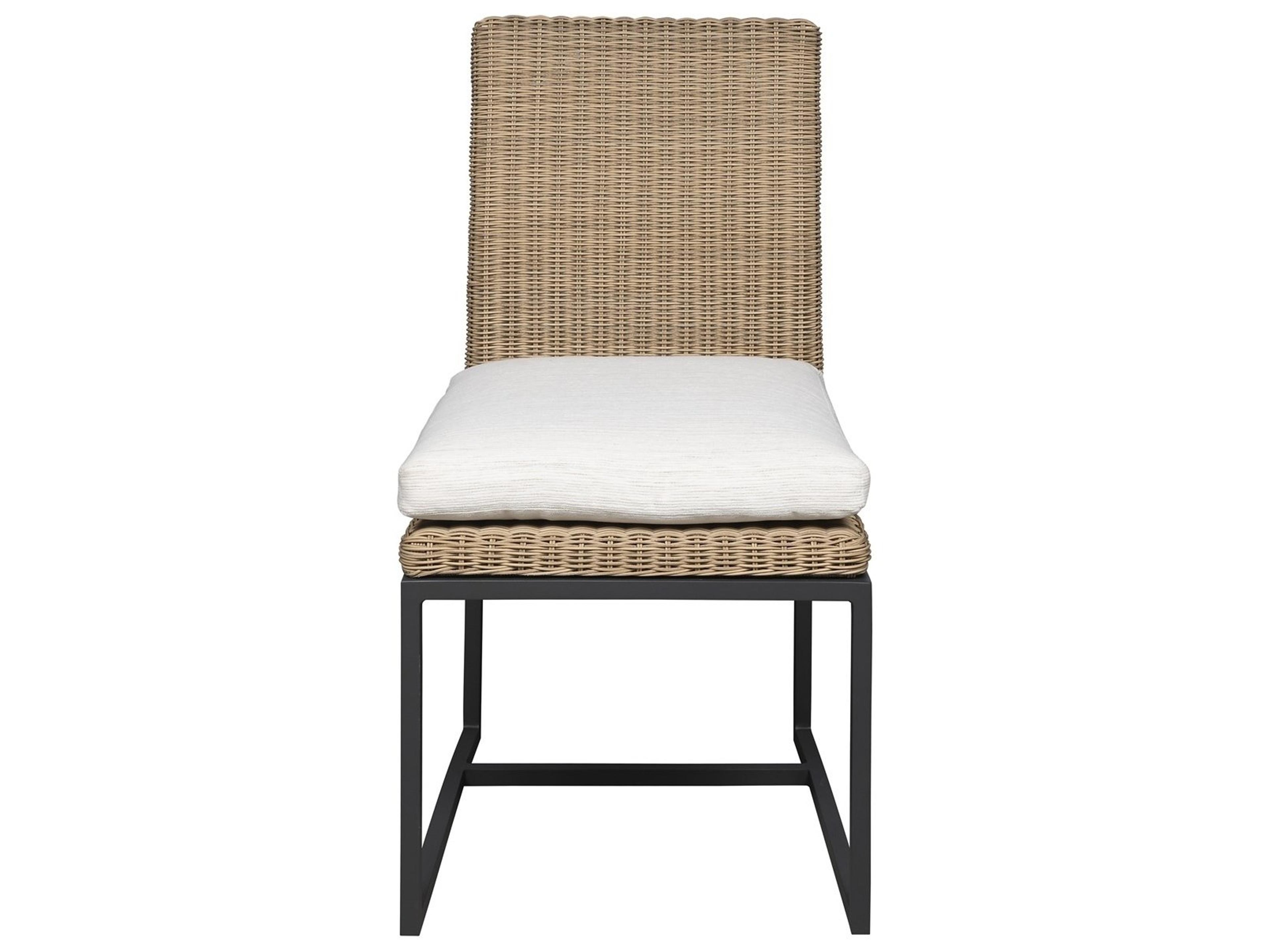 Vanguard Furniture Outdoor Bay Wicker Cushion Dining Chair