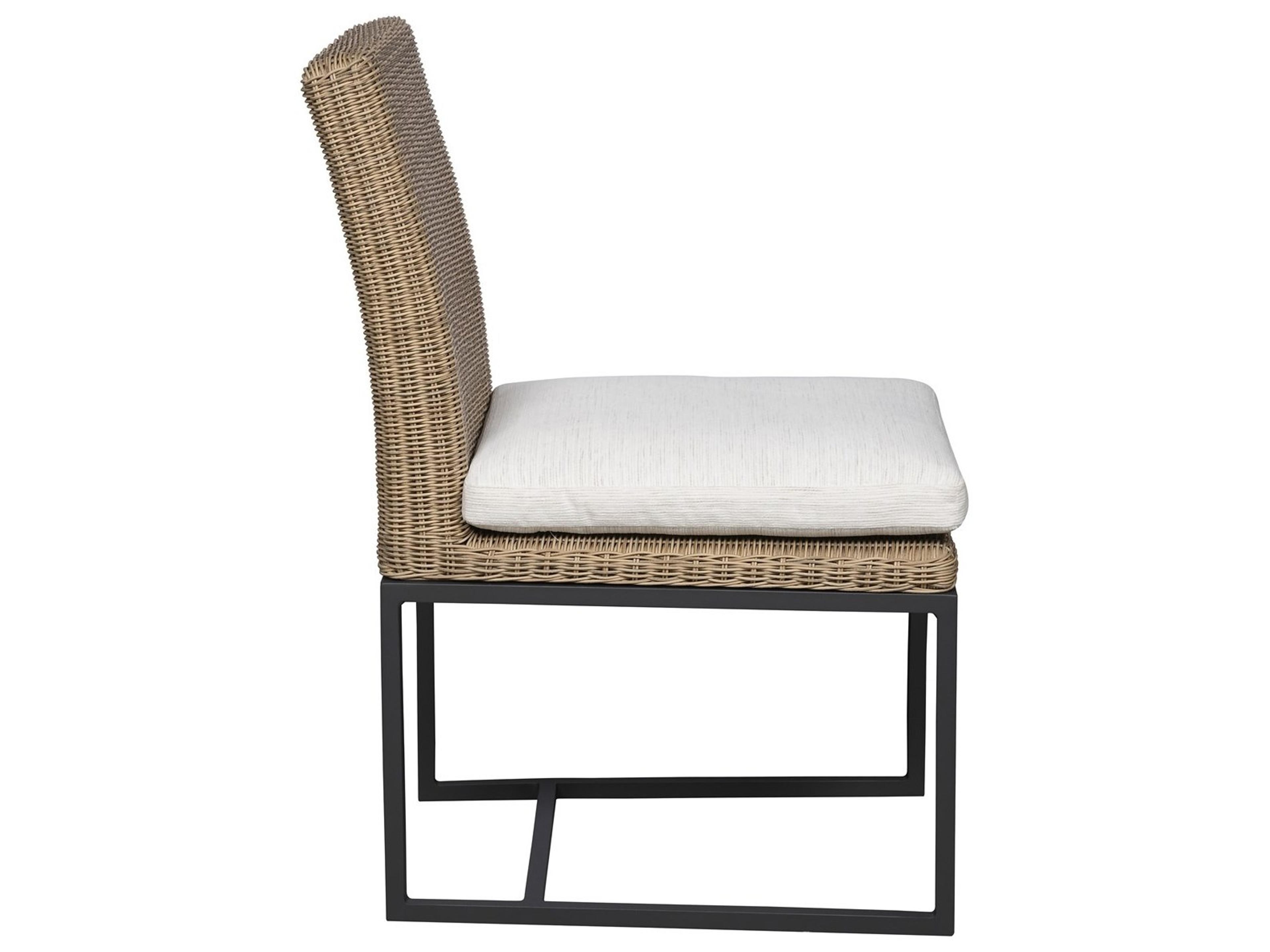 Vanguard Furniture Outdoor Bay Wicker Cushion Dining Chair