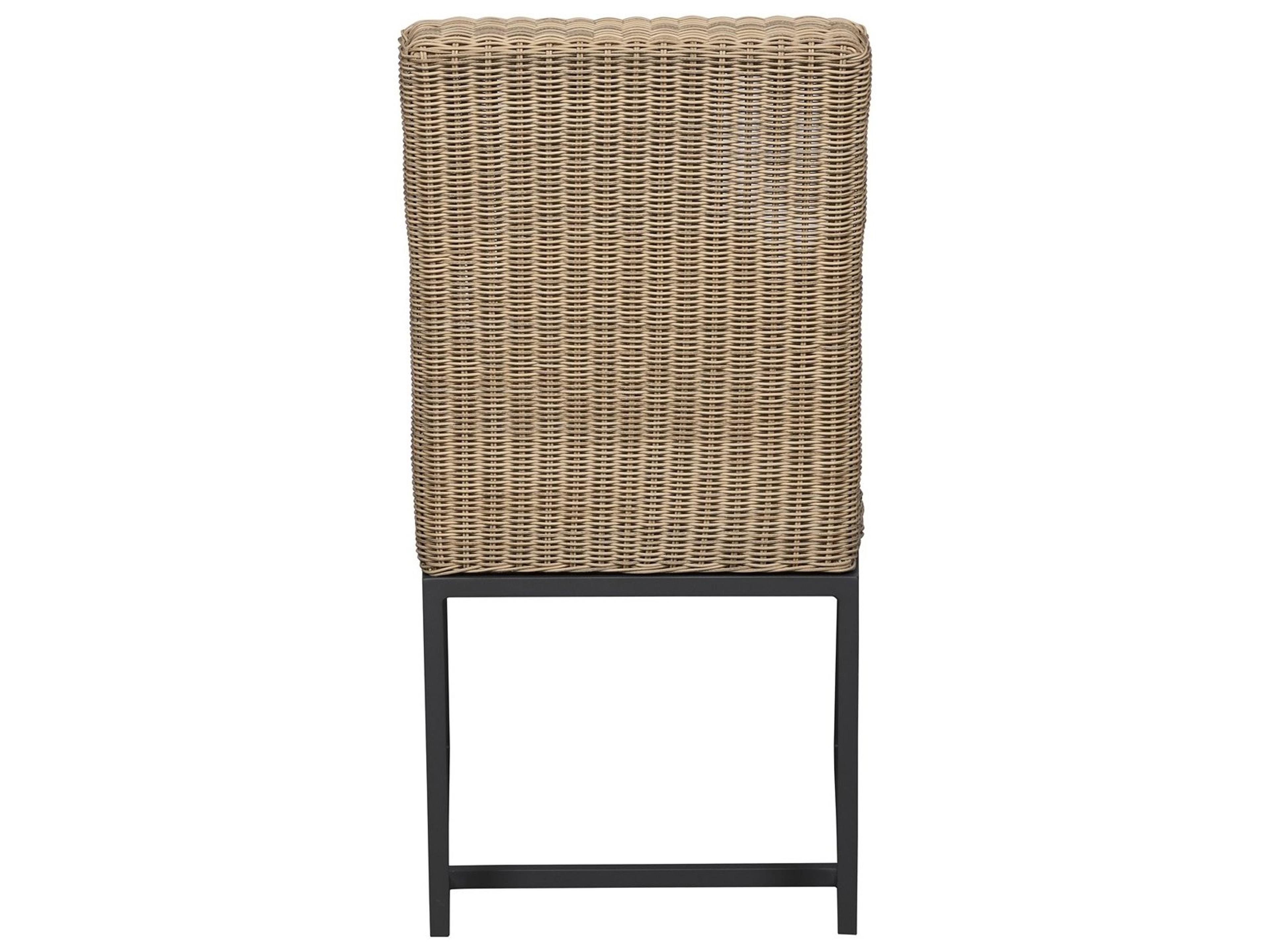 Vanguard Furniture Outdoor Bay Wicker Cushion Dining Chair