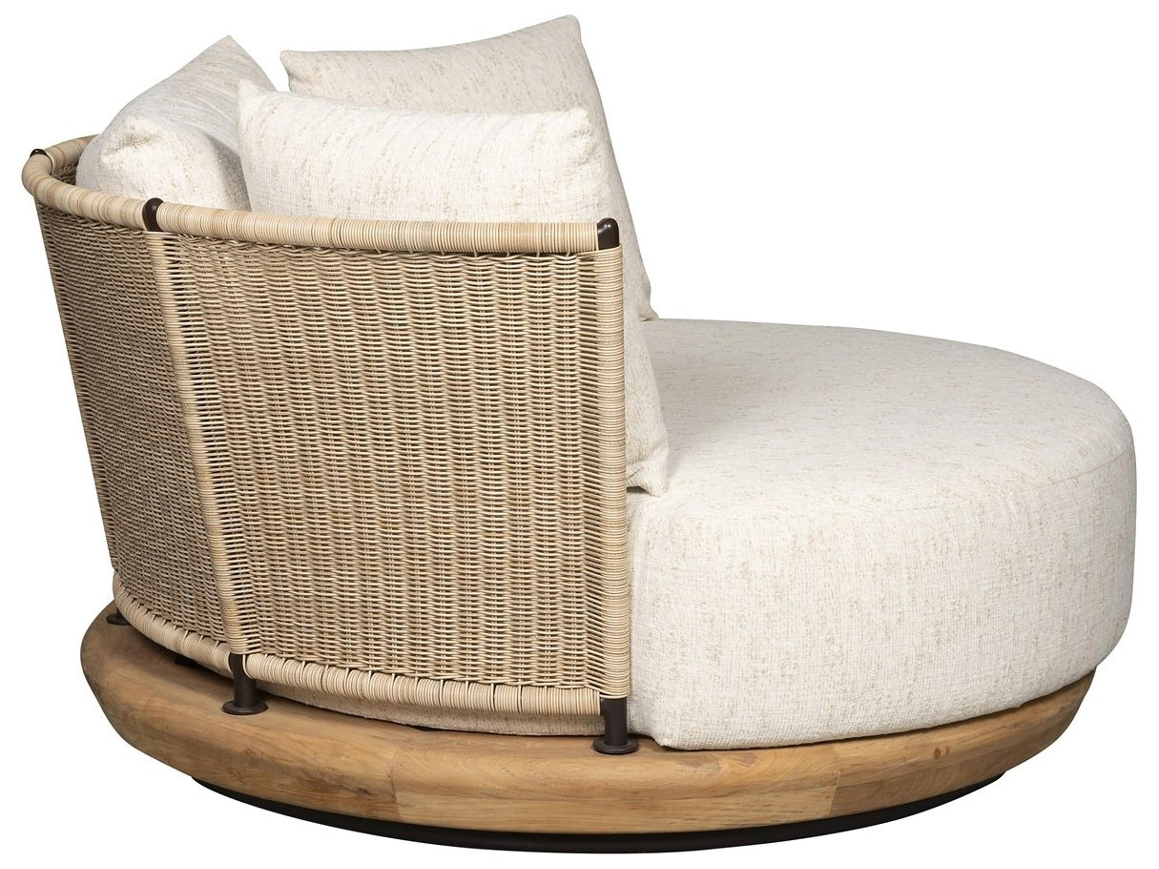 Vanguard Furniture Outdoor Cirrus Wicker Cushion Chaise Lounge