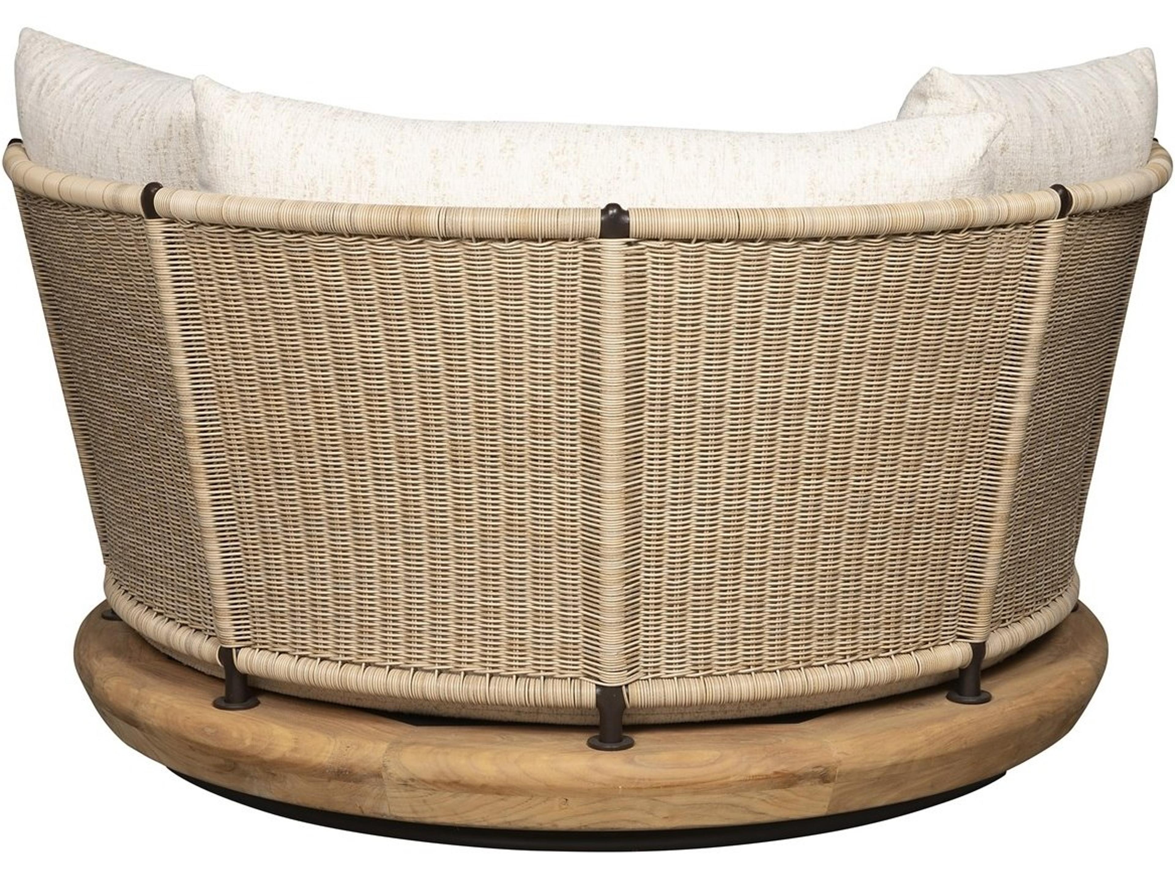 Vanguard Furniture Outdoor Cirrus Wicker Cushion Chaise Lounge