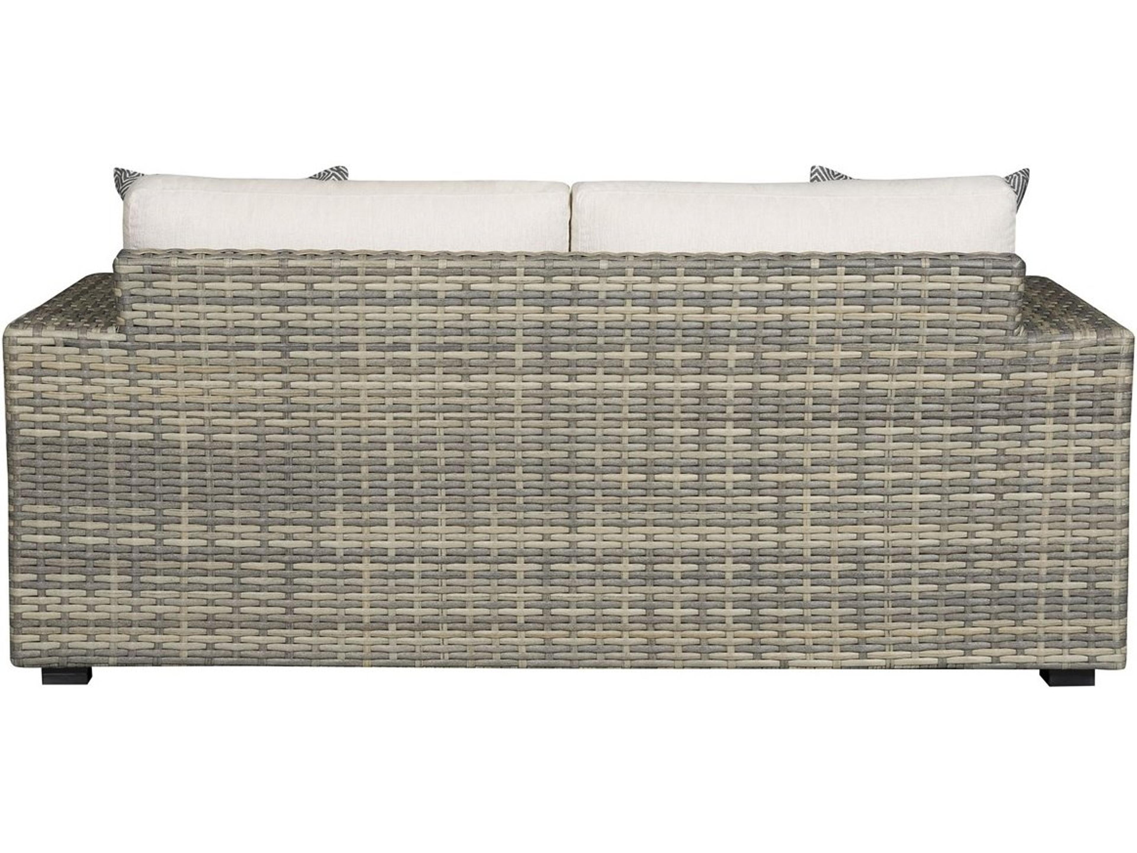 Vanguard Furniture Outdoor Montclair Wicker Cushion Sofa