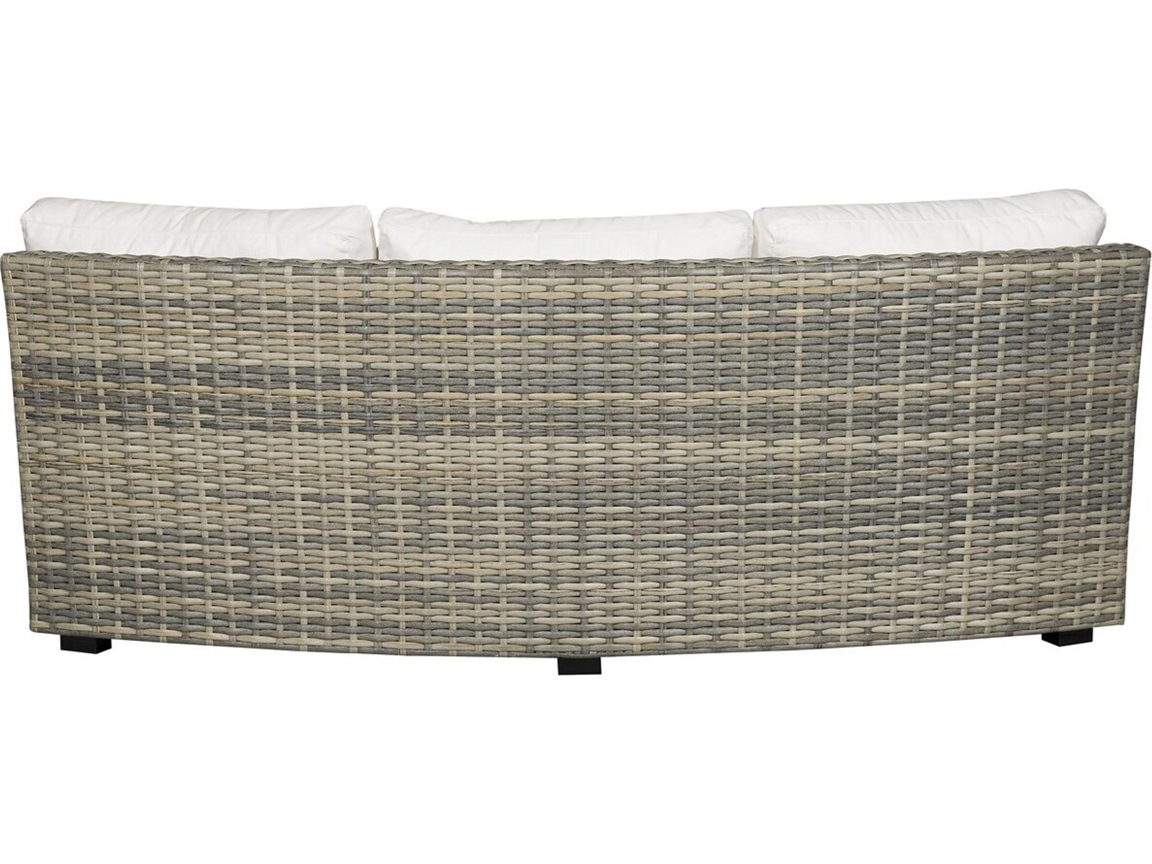 Vanguard Furniture Outdoor Montclair Large Curved Armless Sofa