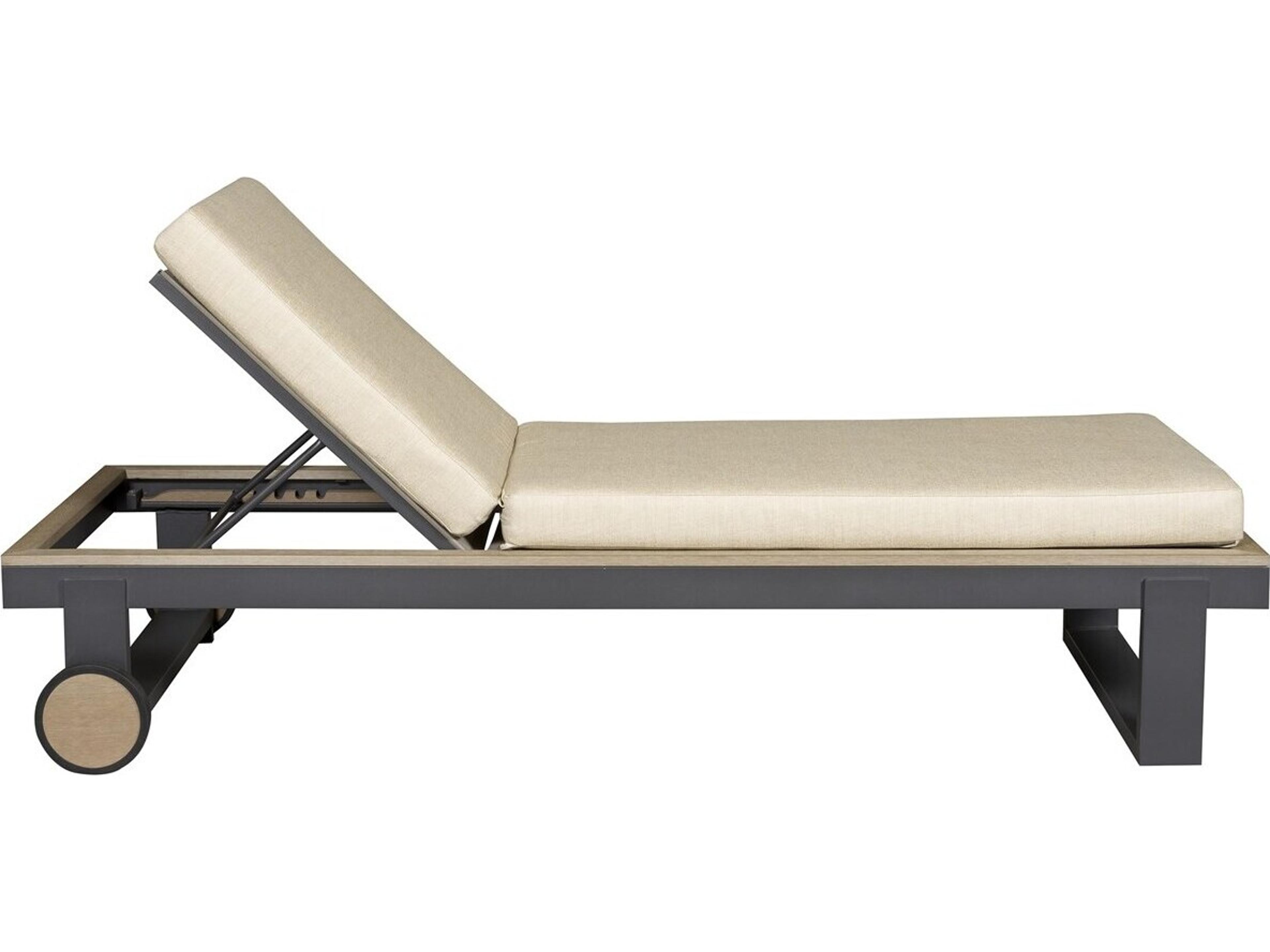 Vanguard Furniture Outdoor Montecito Reclining Lounge with Cushion