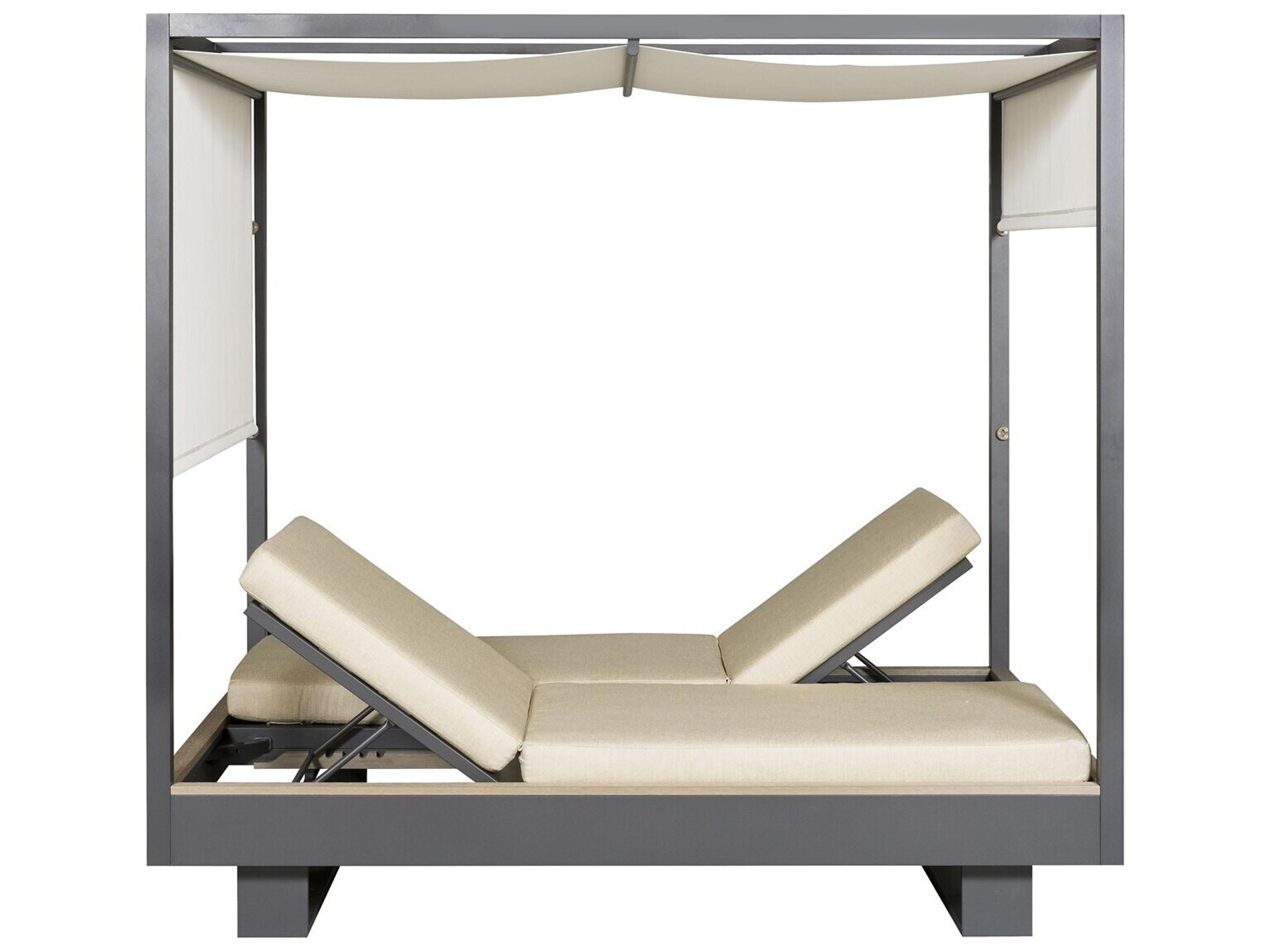 Vanguard Furniture Outdoor Montecito Double Reclining Chaise with Cushions