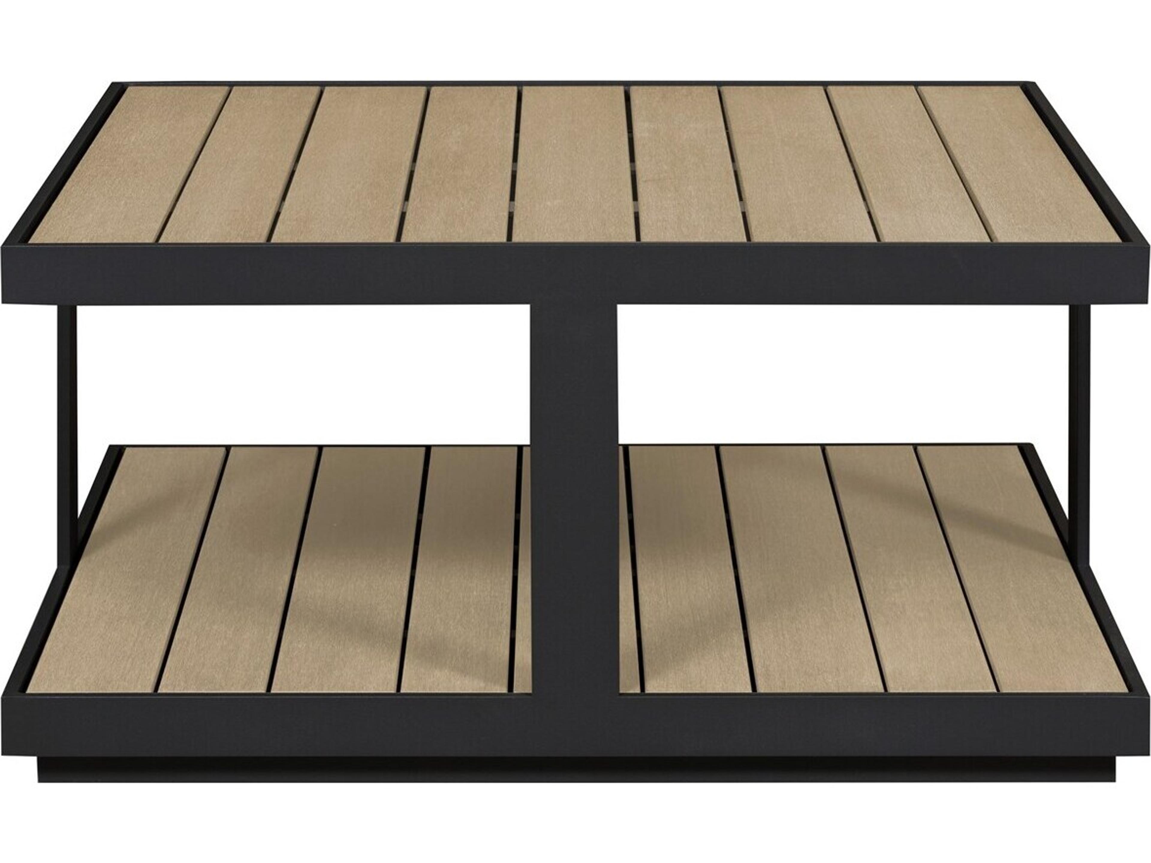 Vanguard Furniture Michael Weiss Montclair Aluminum Shadow Square Coffee Table