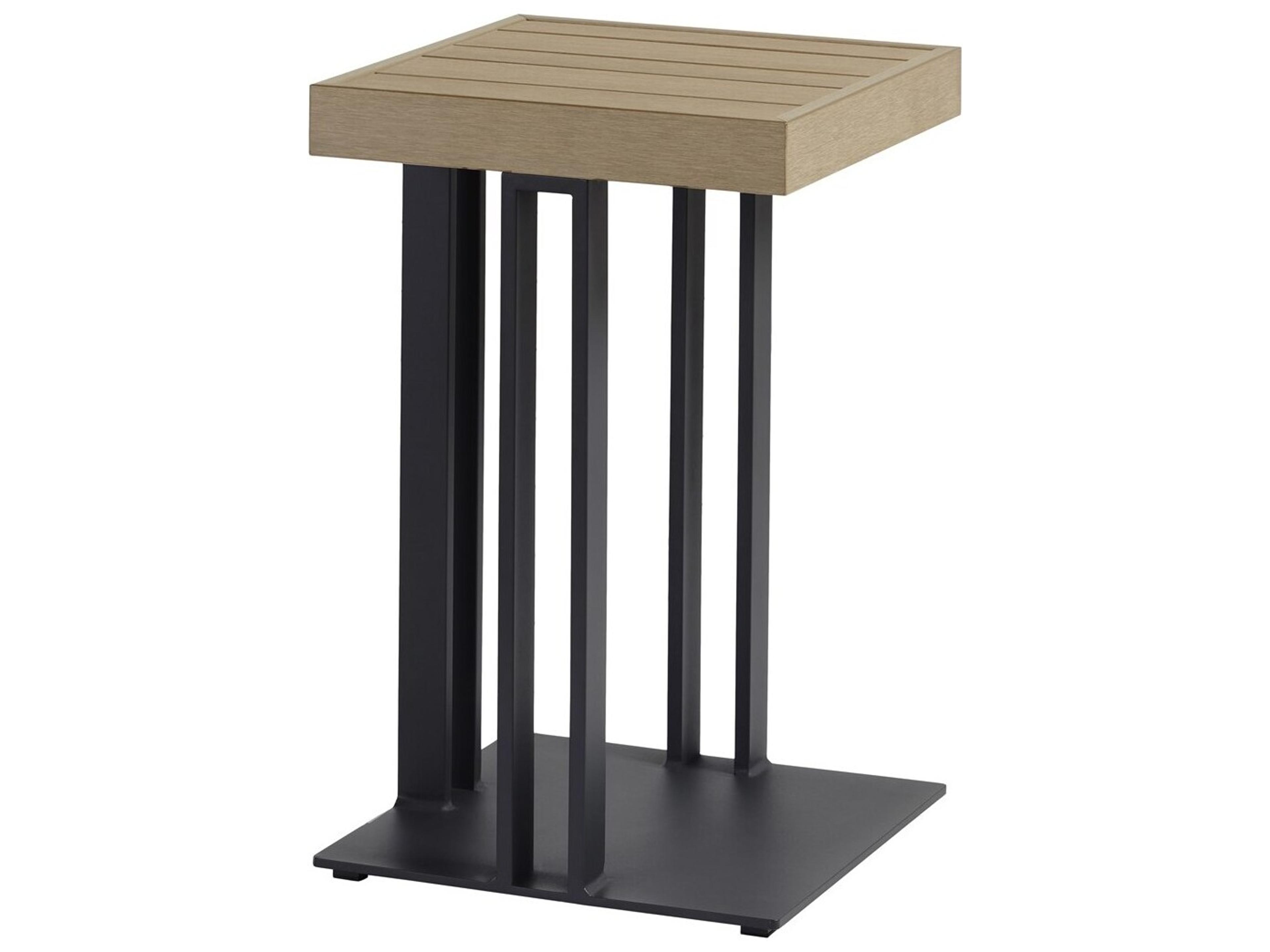 Vanguard Furniture Michael Weiss Montecito Aluminum Shadow Square Accent Table