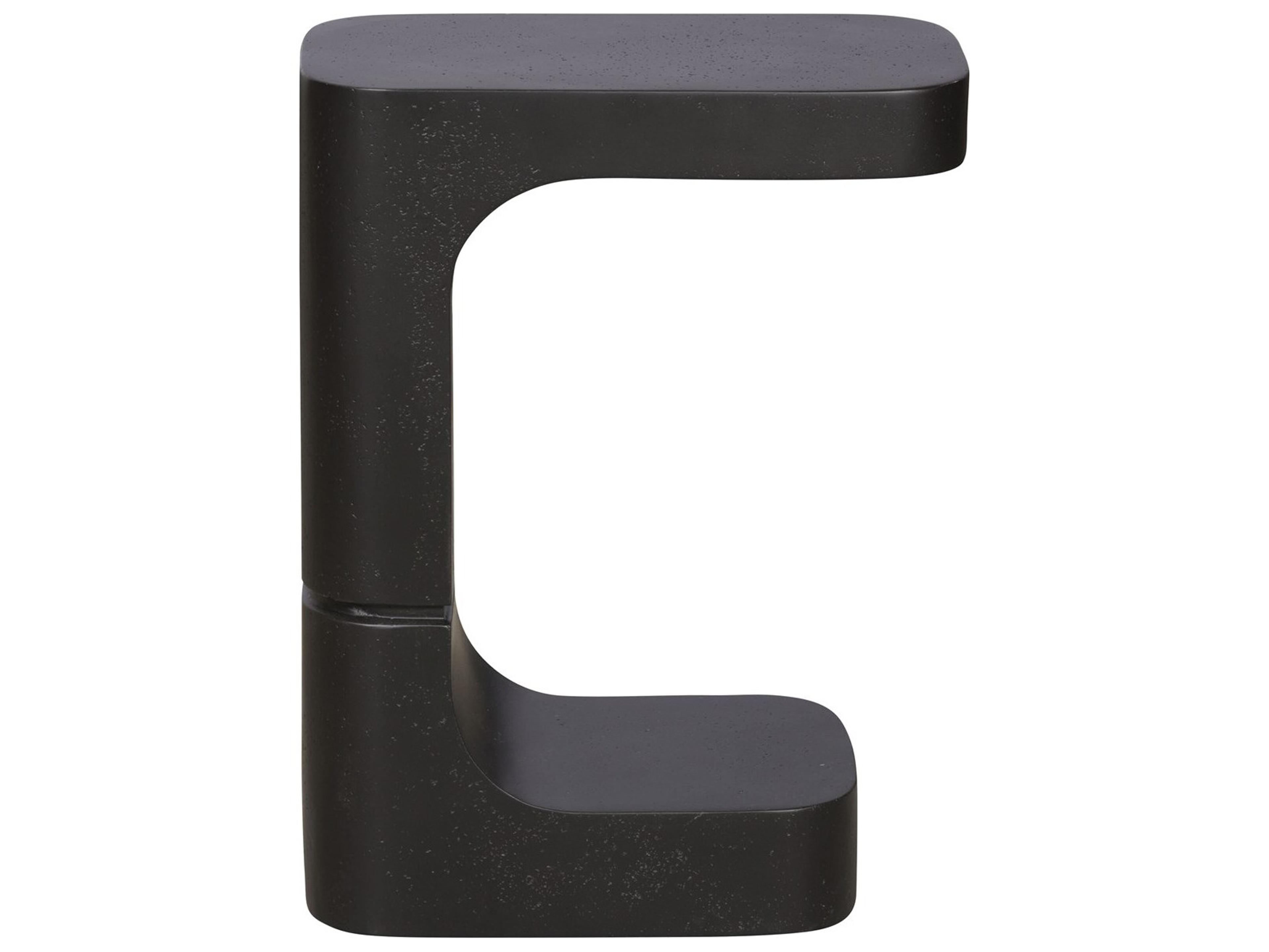 Vanguard Furniture Michael Weiss Collins Stone Cinder Rectangular End Table