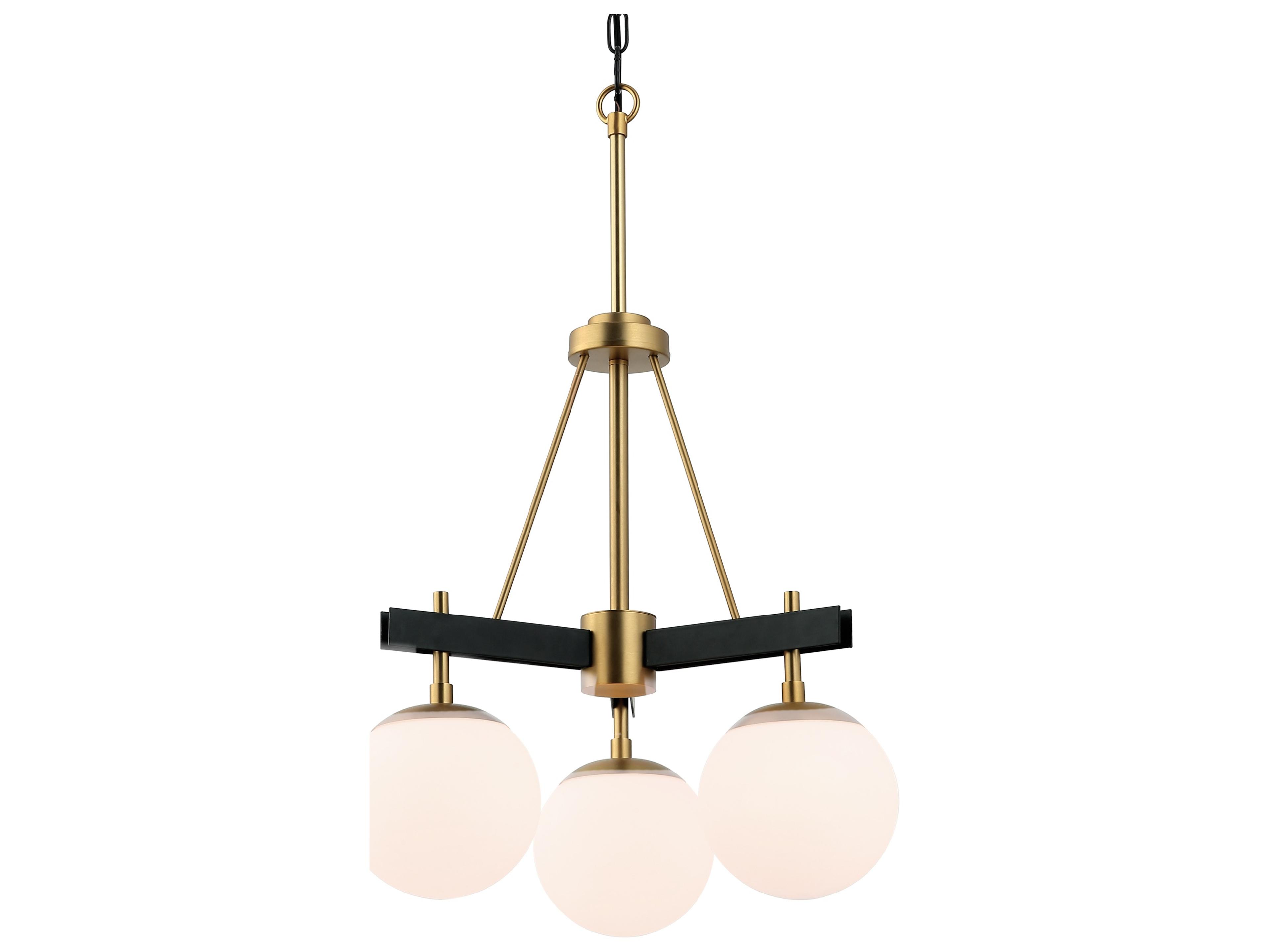 Allie Brass Globe Chandelier