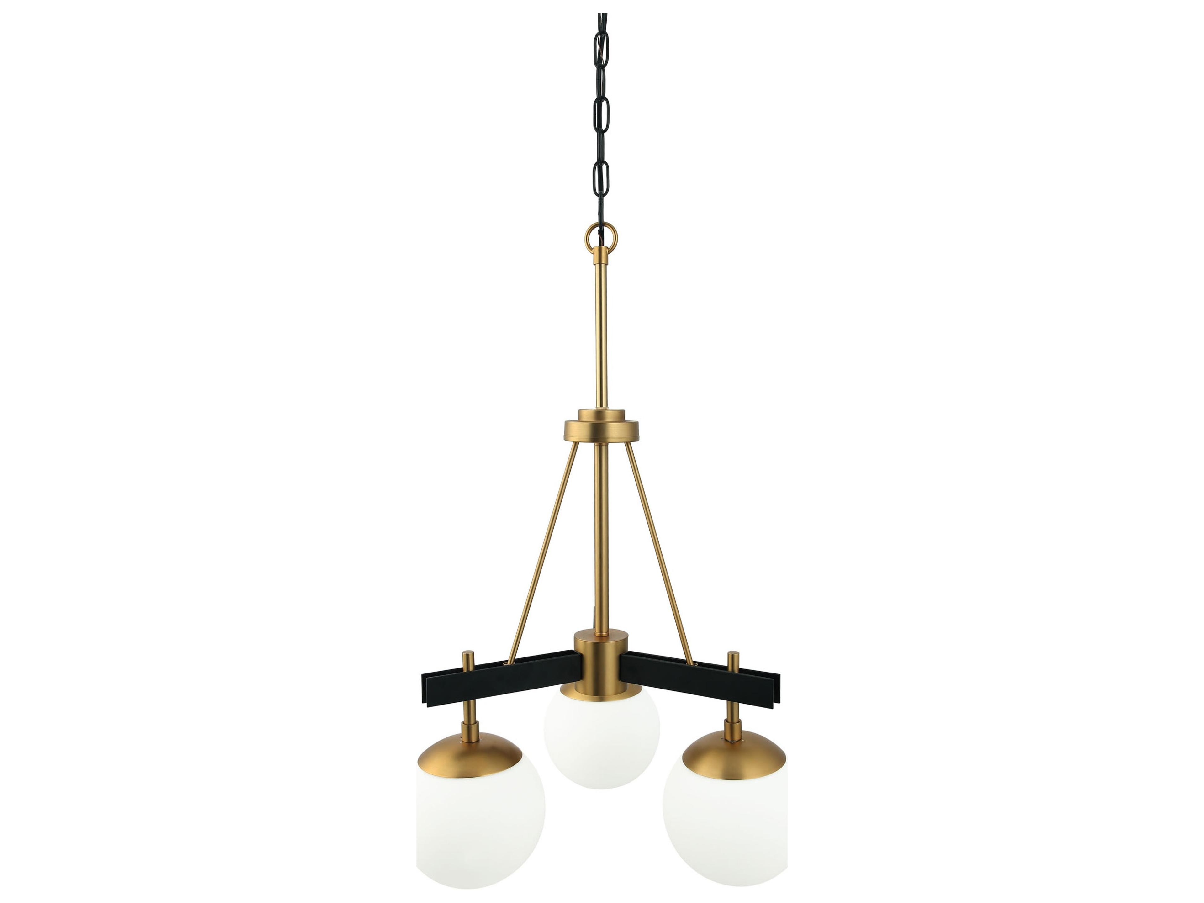 Varaluz Allie Brass Globe Chandelier
