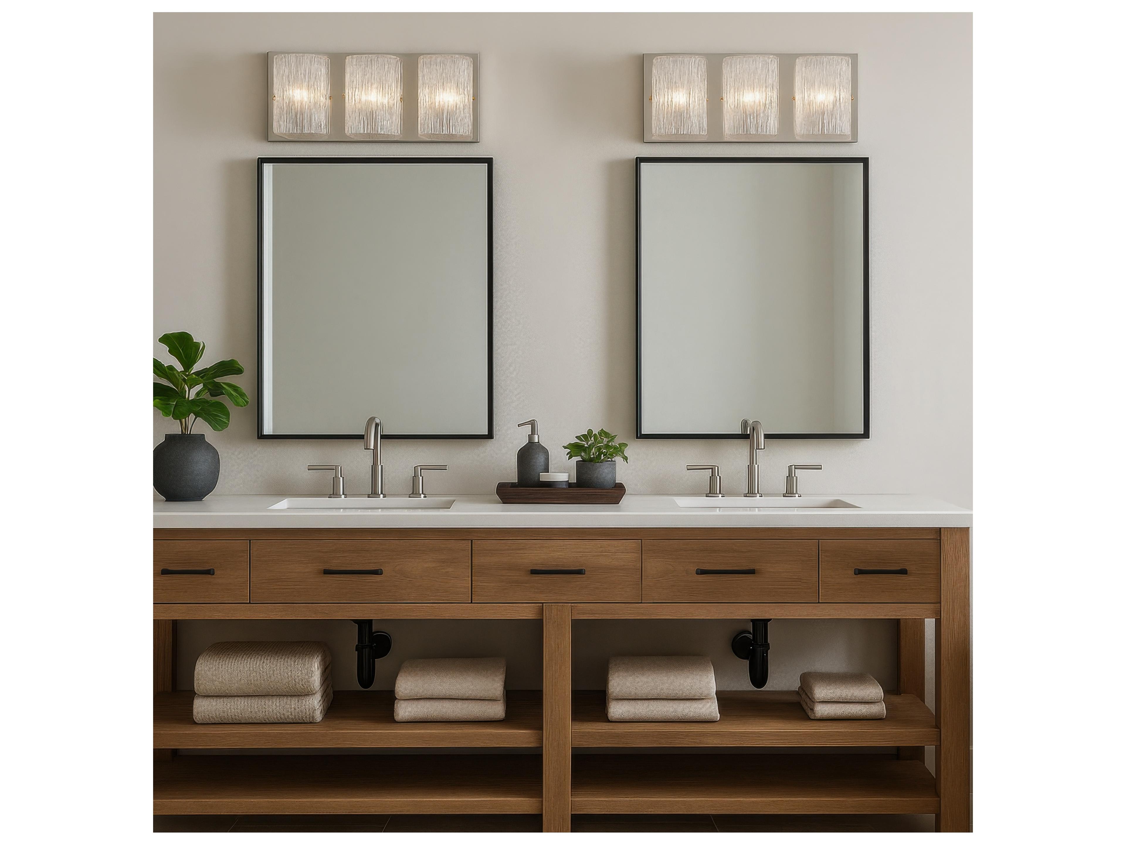 Varaluz Morgan Nickel Vanity Light