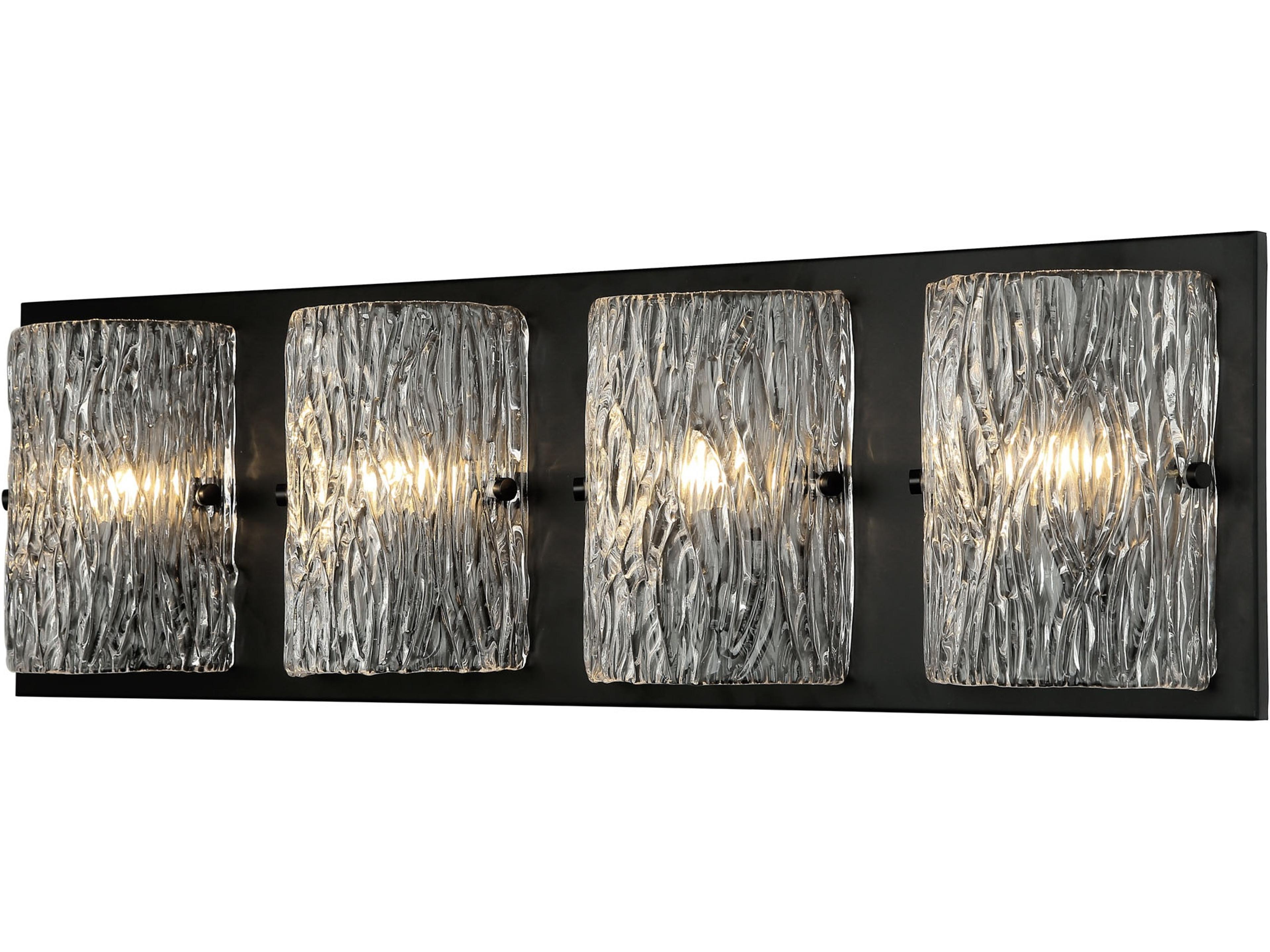 Morgan Black Vanity Light