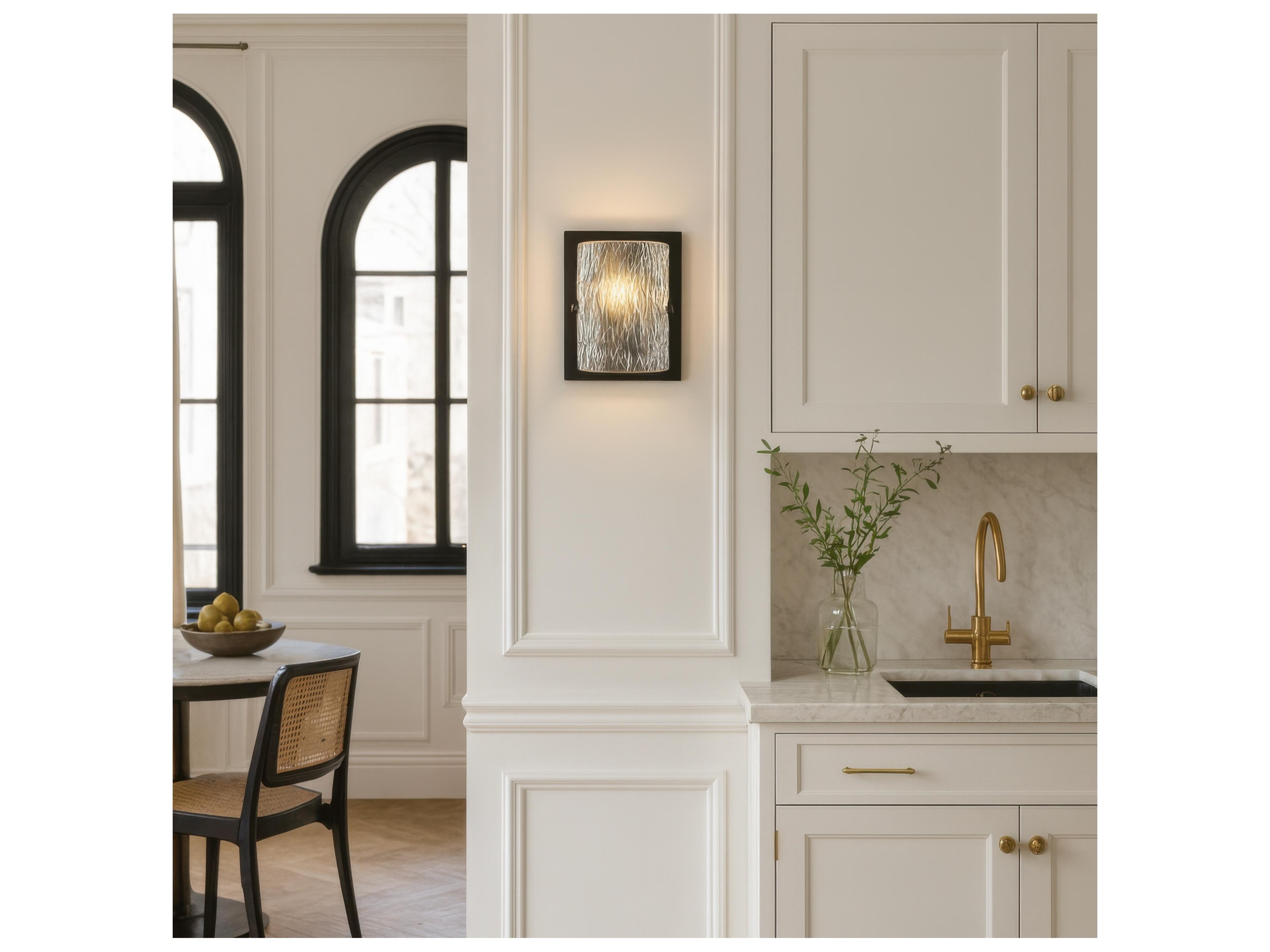 Varaluz Morgan Black Wall Sconce