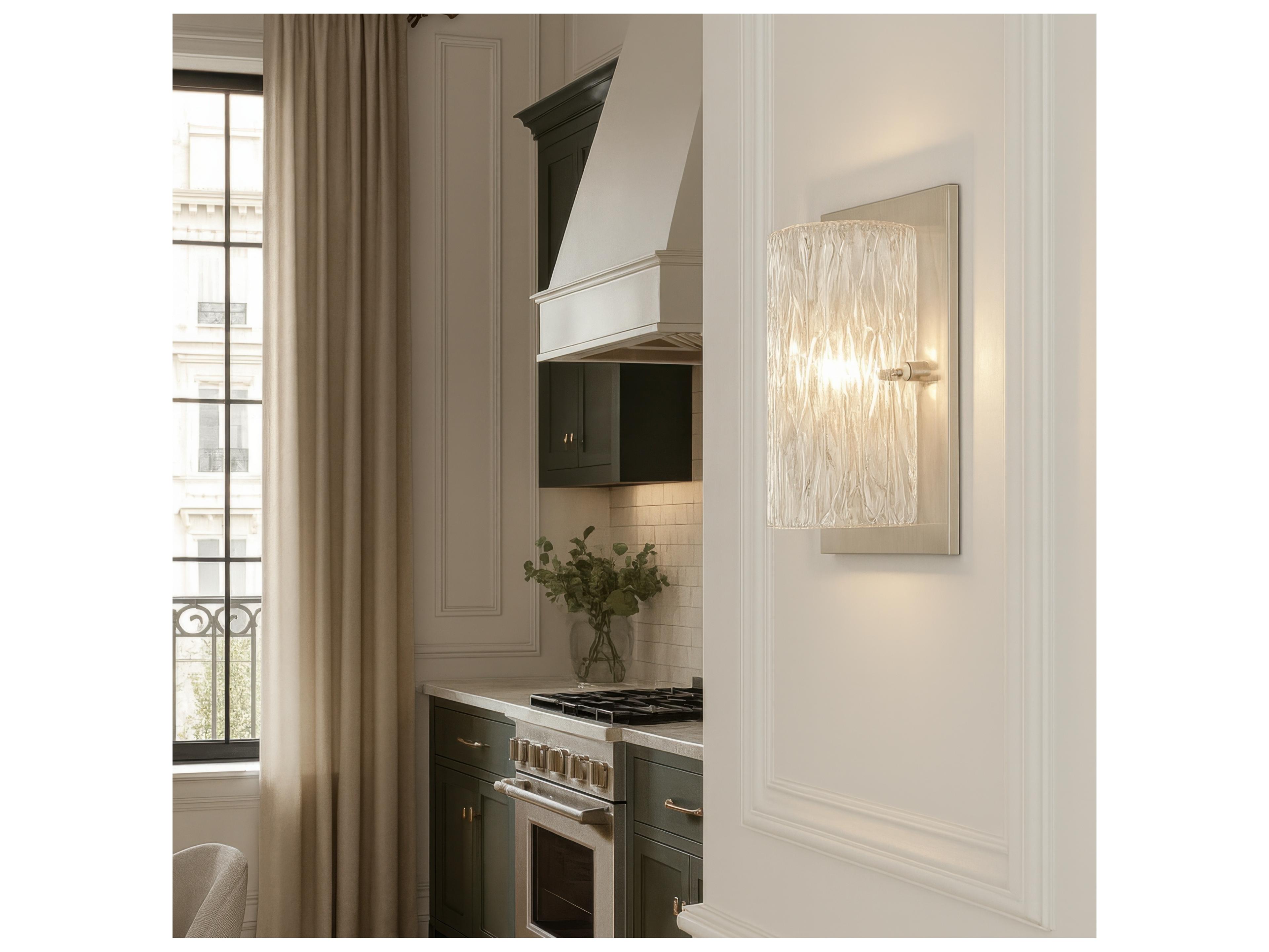 Varaluz Morgan Nickel Wall Sconce