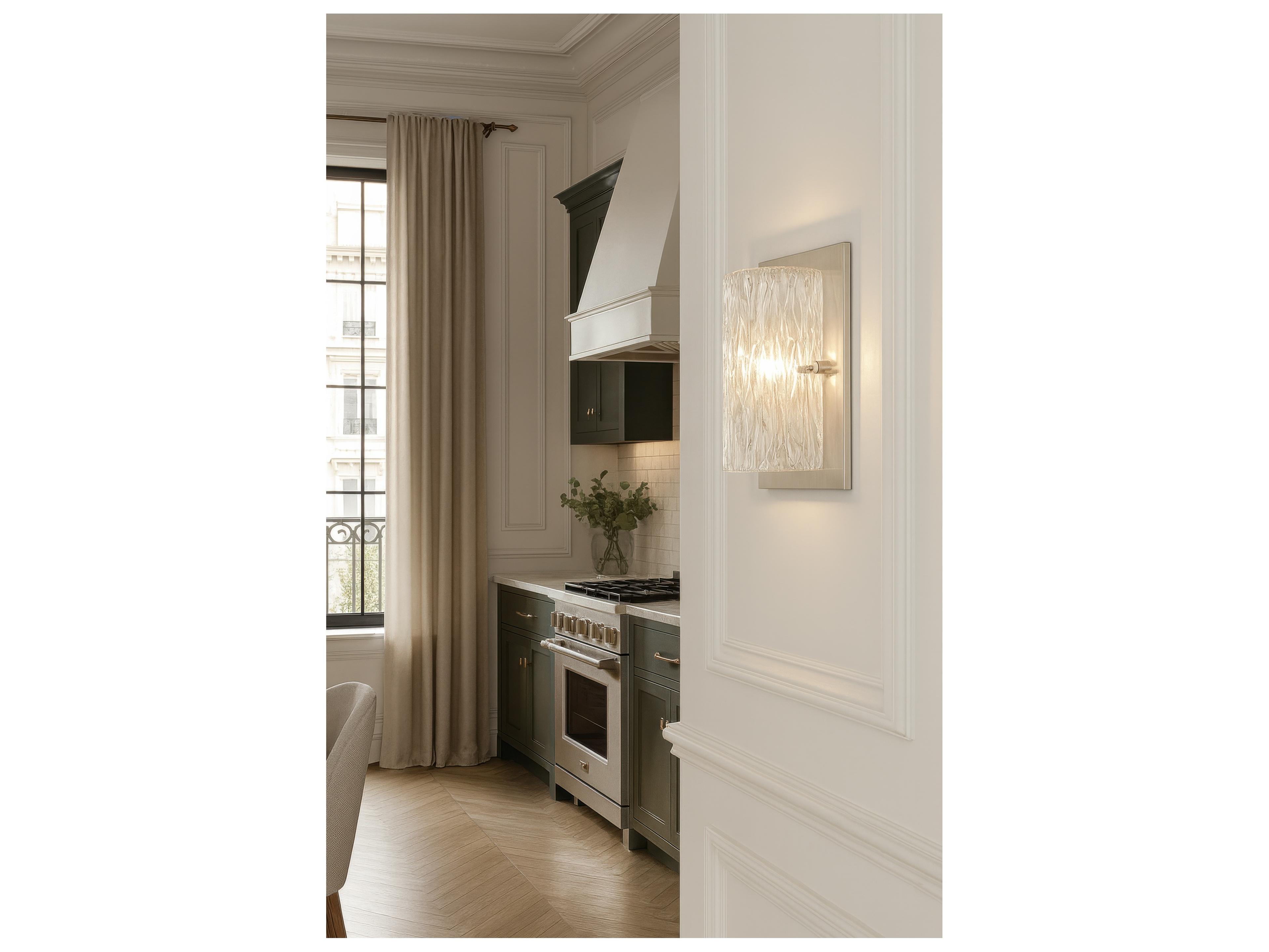 Varaluz Morgan Nickel Wall Sconce