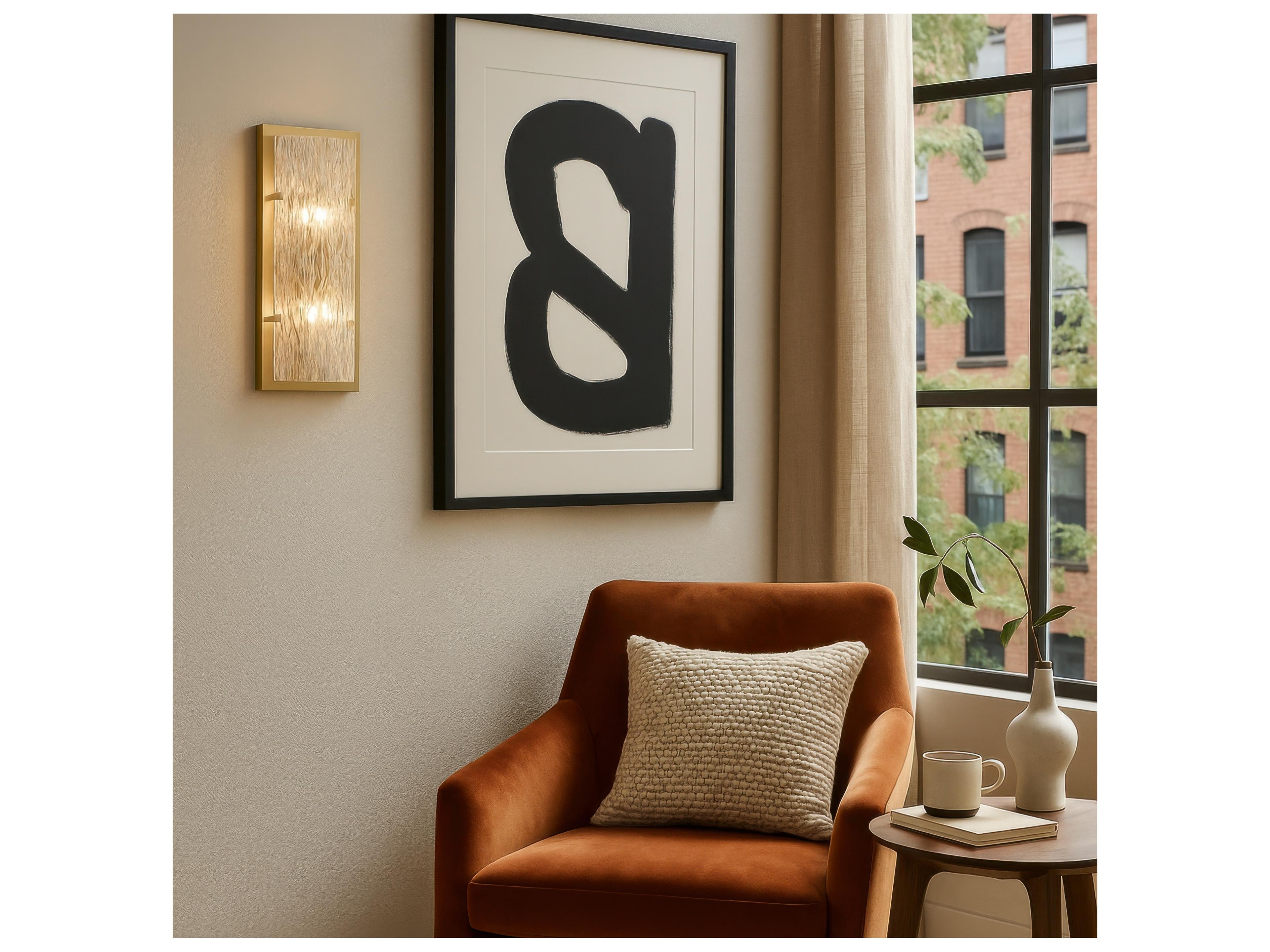 Varaluz Morgan Brass Wall Sconce