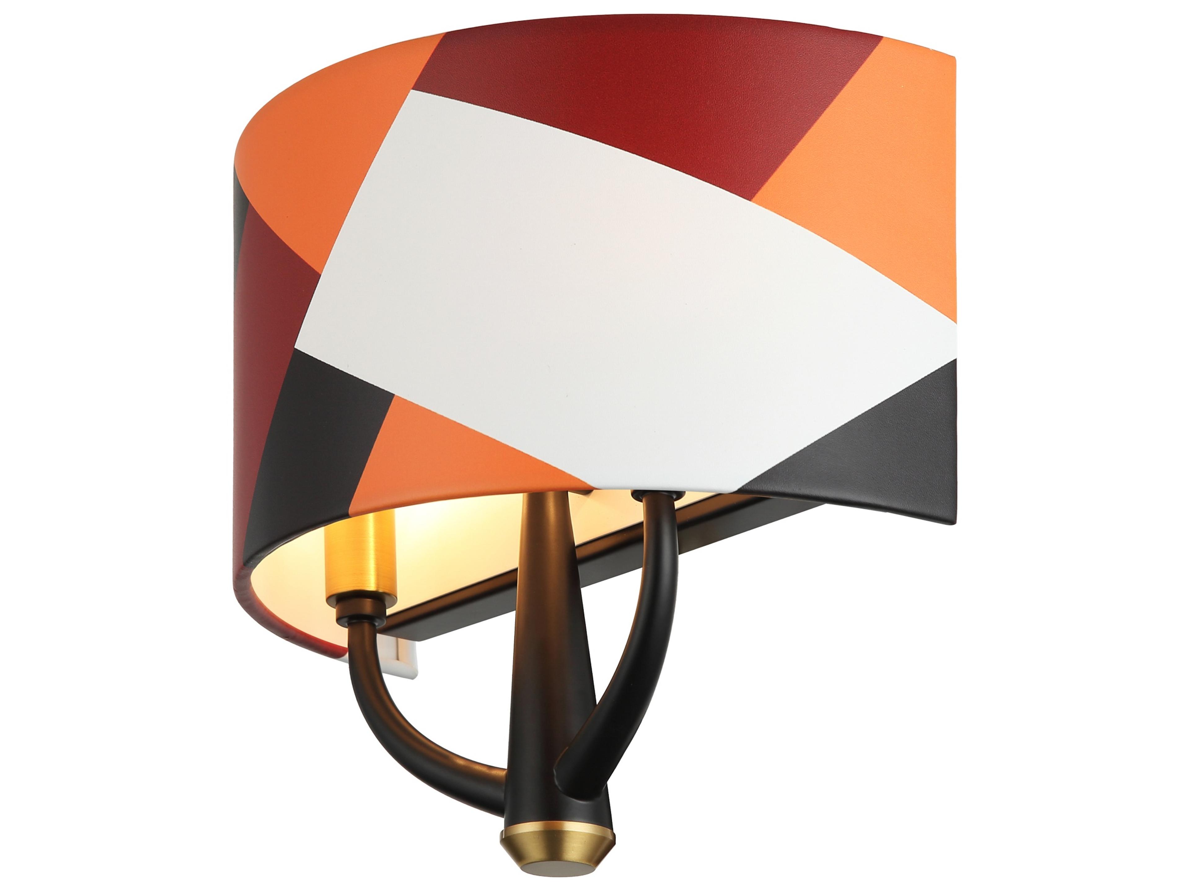 Varaluz Patchwork Black Wall Sconce