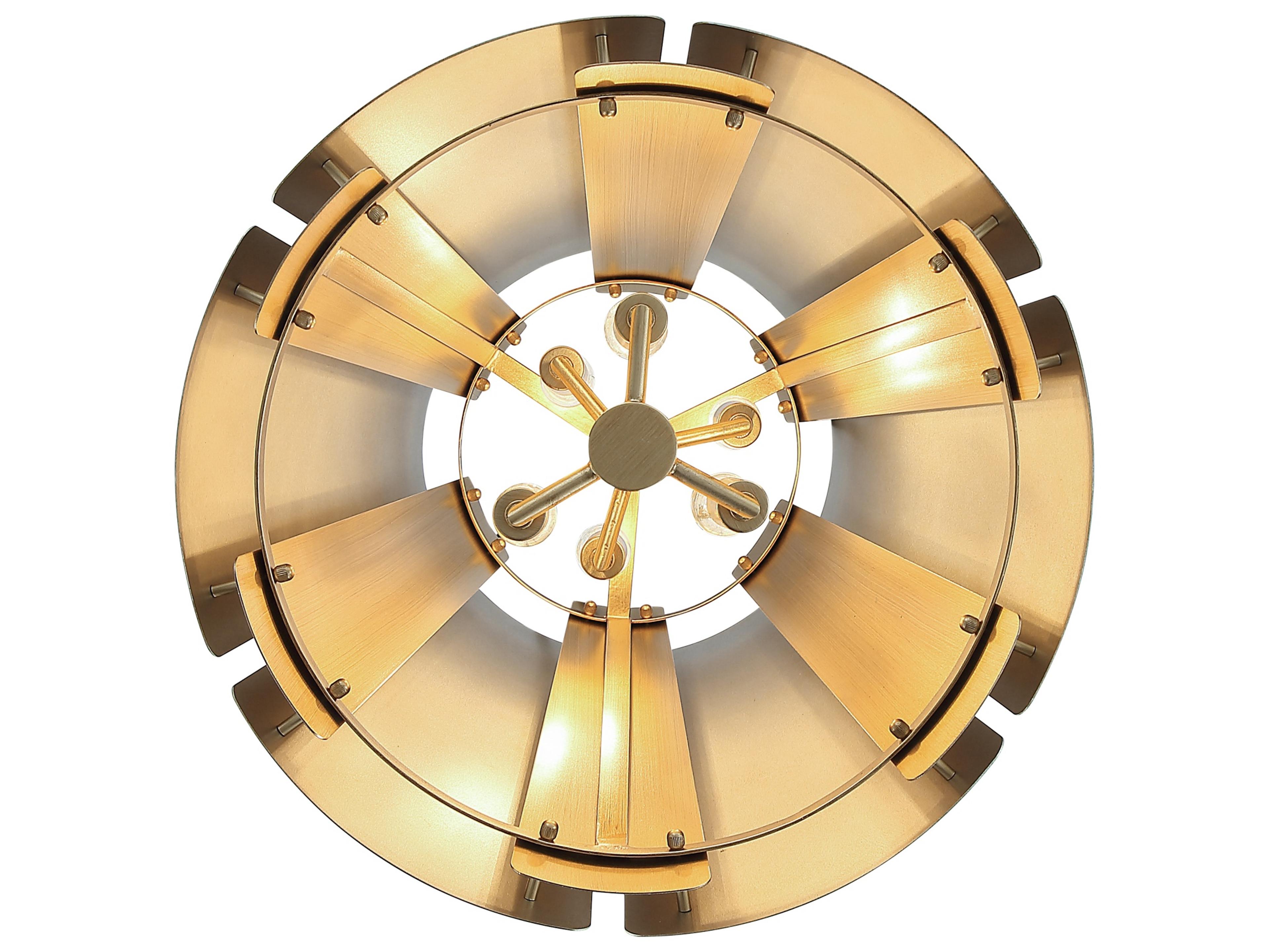 Varaluz Peep Show Gold Pendant