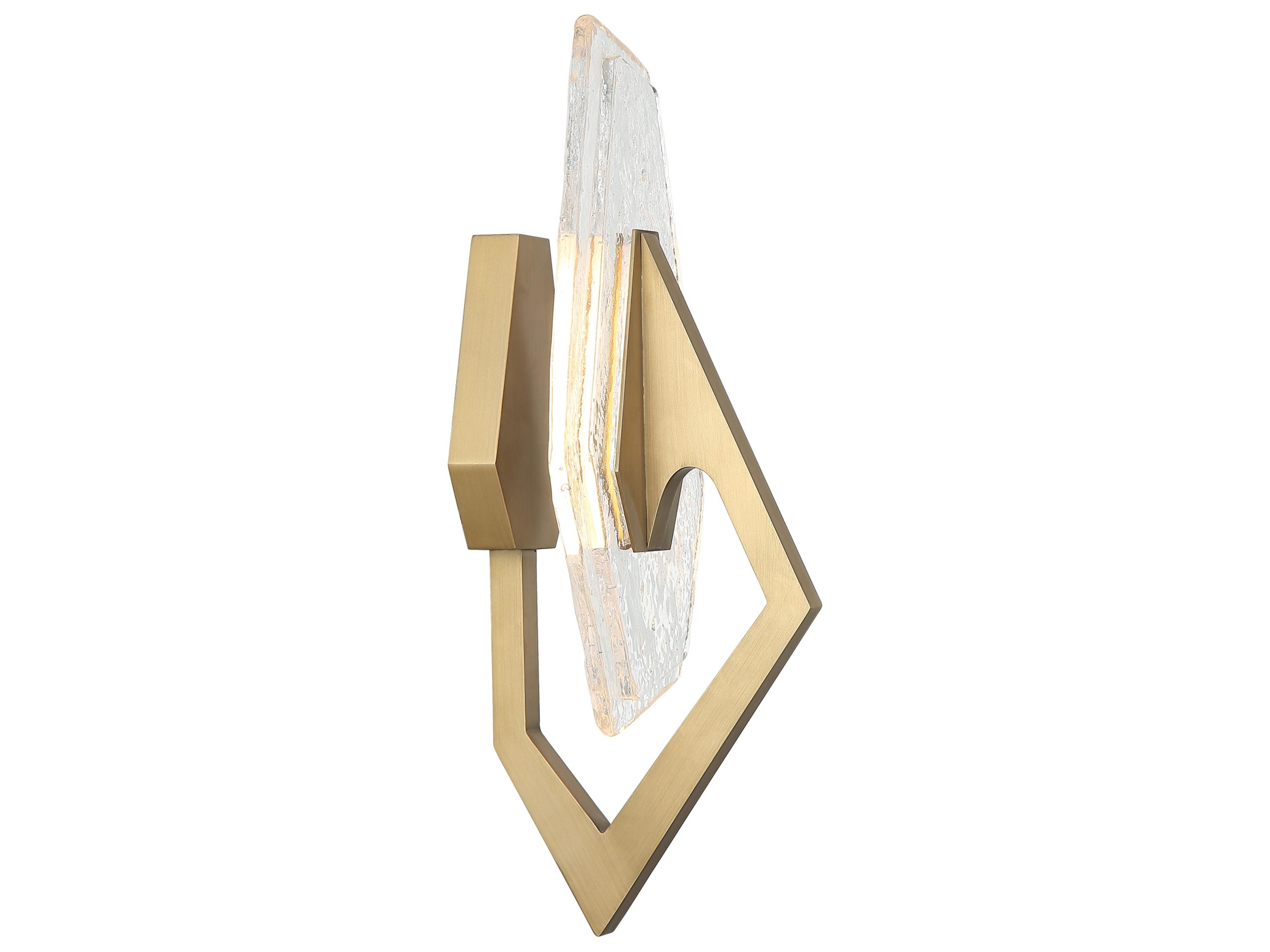 Varaluz Down The Wrong Path Gold Wall Sconce
