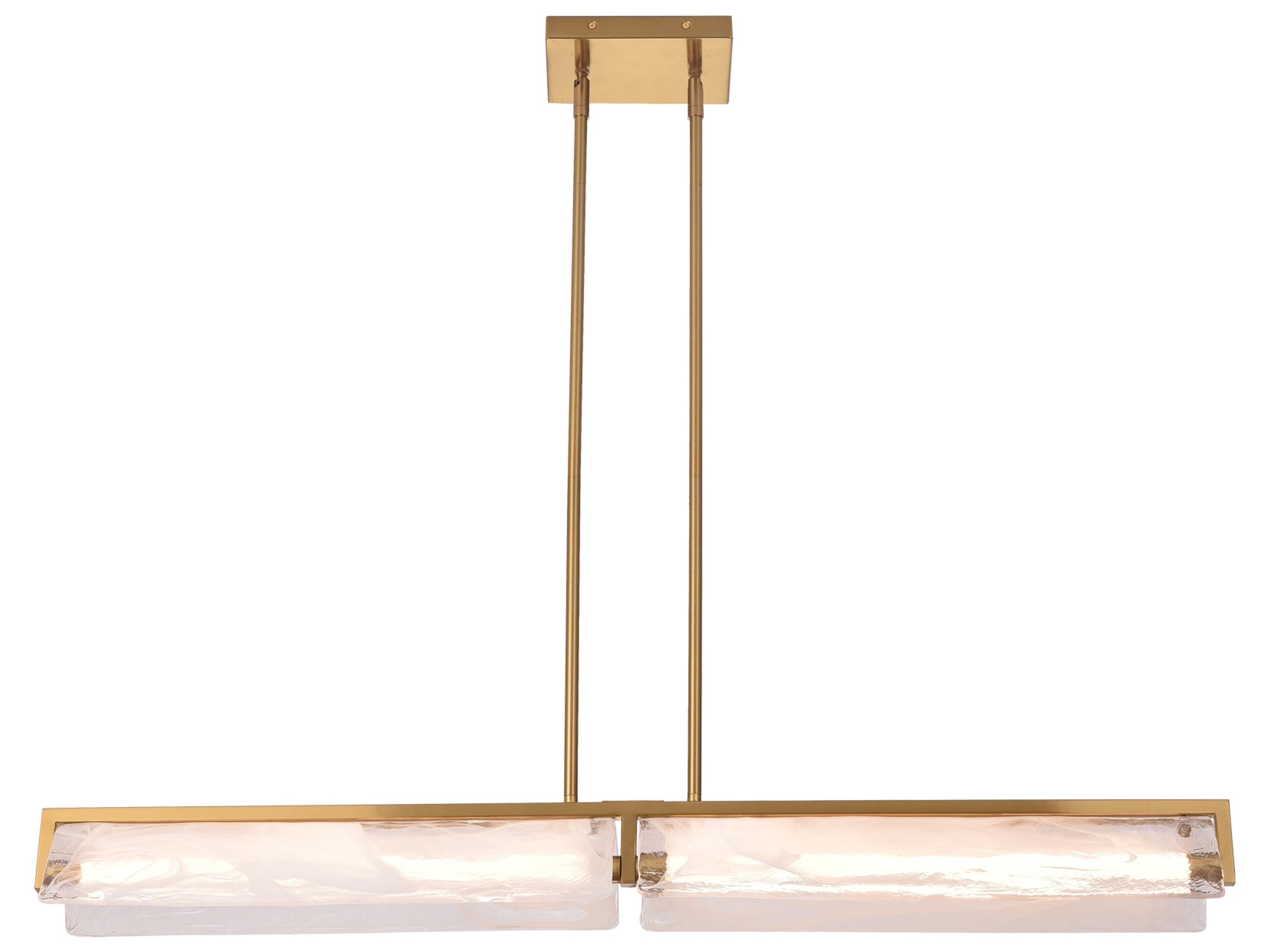 Varaluz Mingle Gold Linear Island Pendant