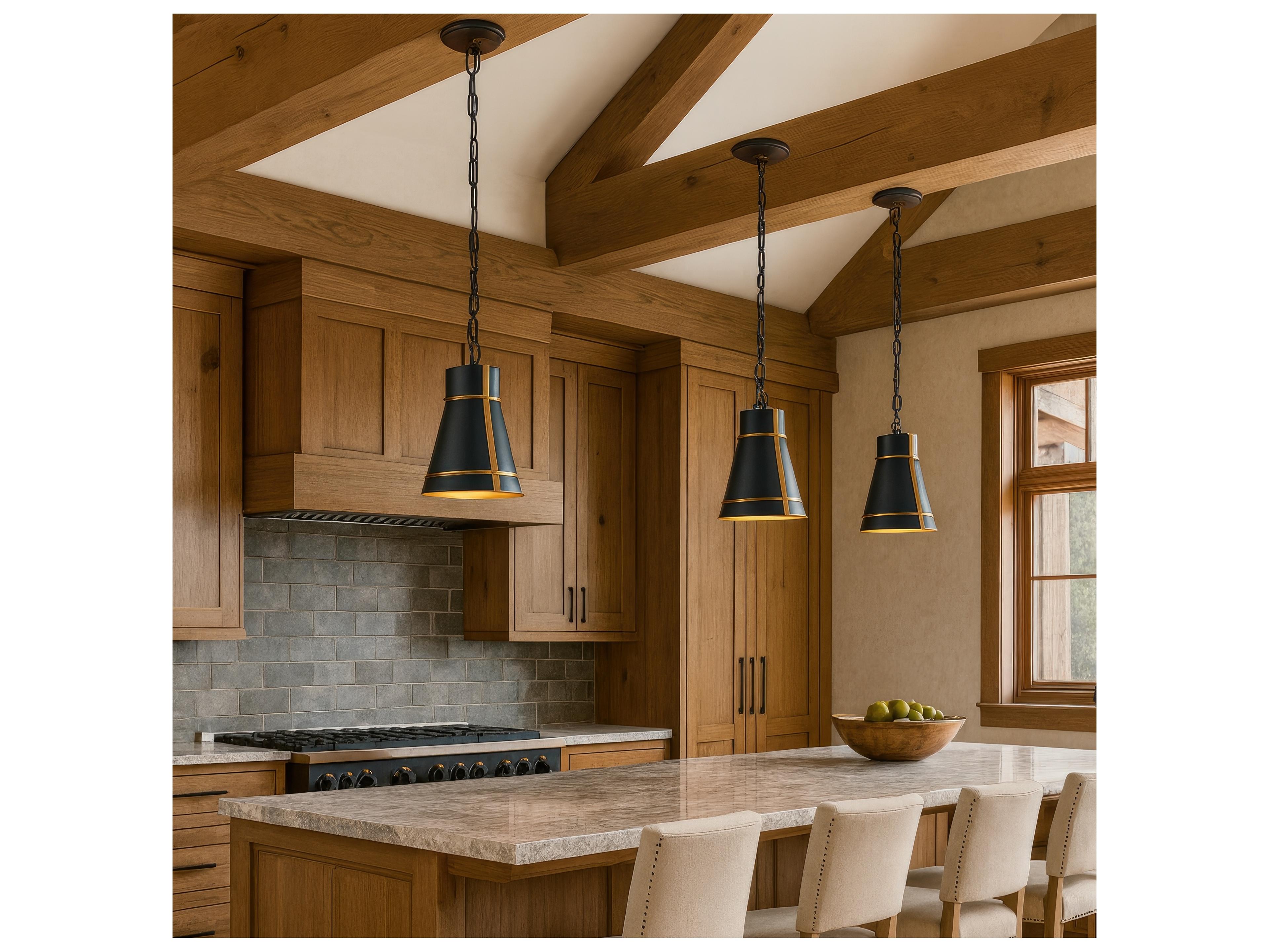 Varaluz Brasserie Brass Mini Pendant