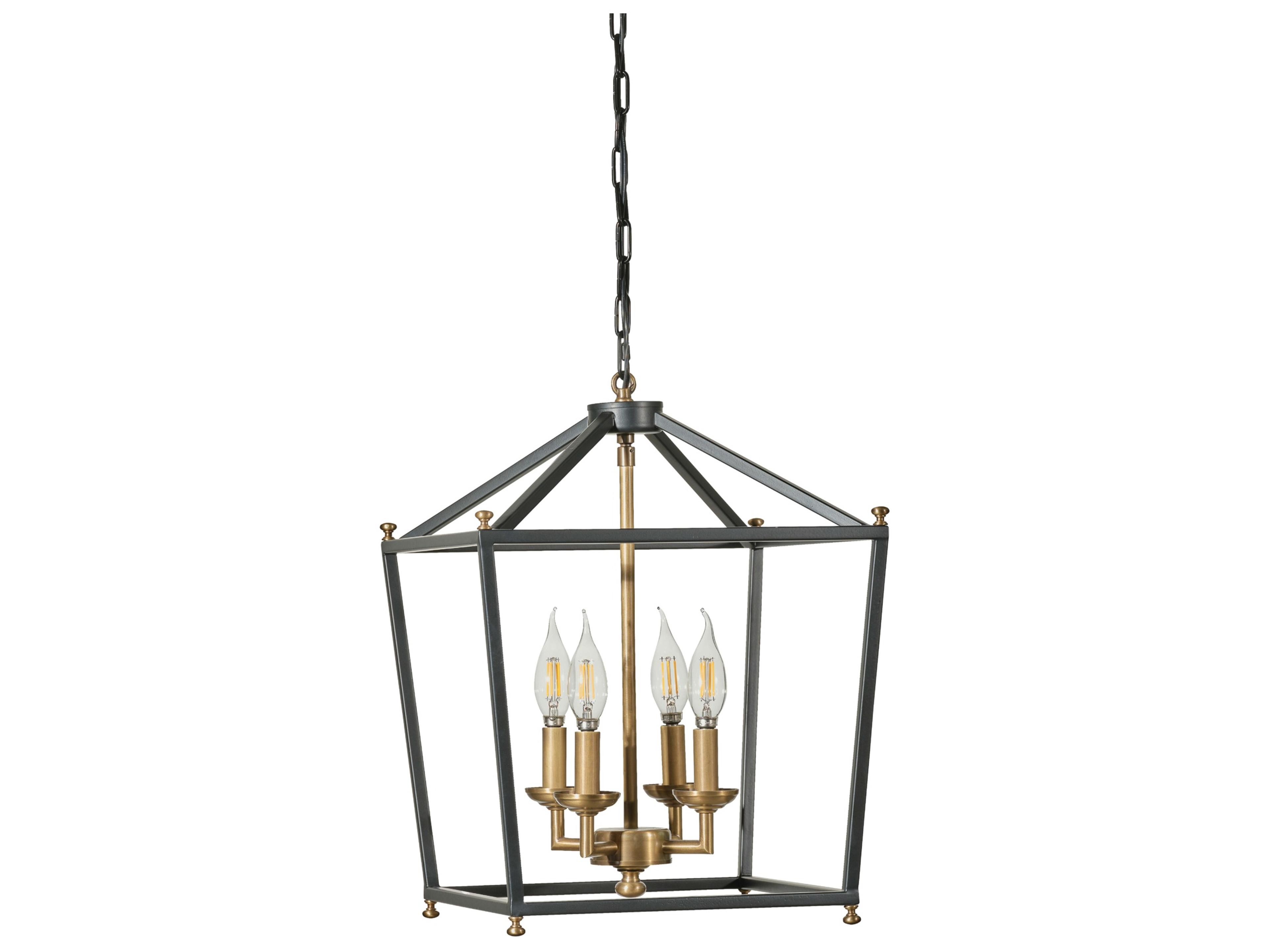 Gridlock Black Traditional Pendant