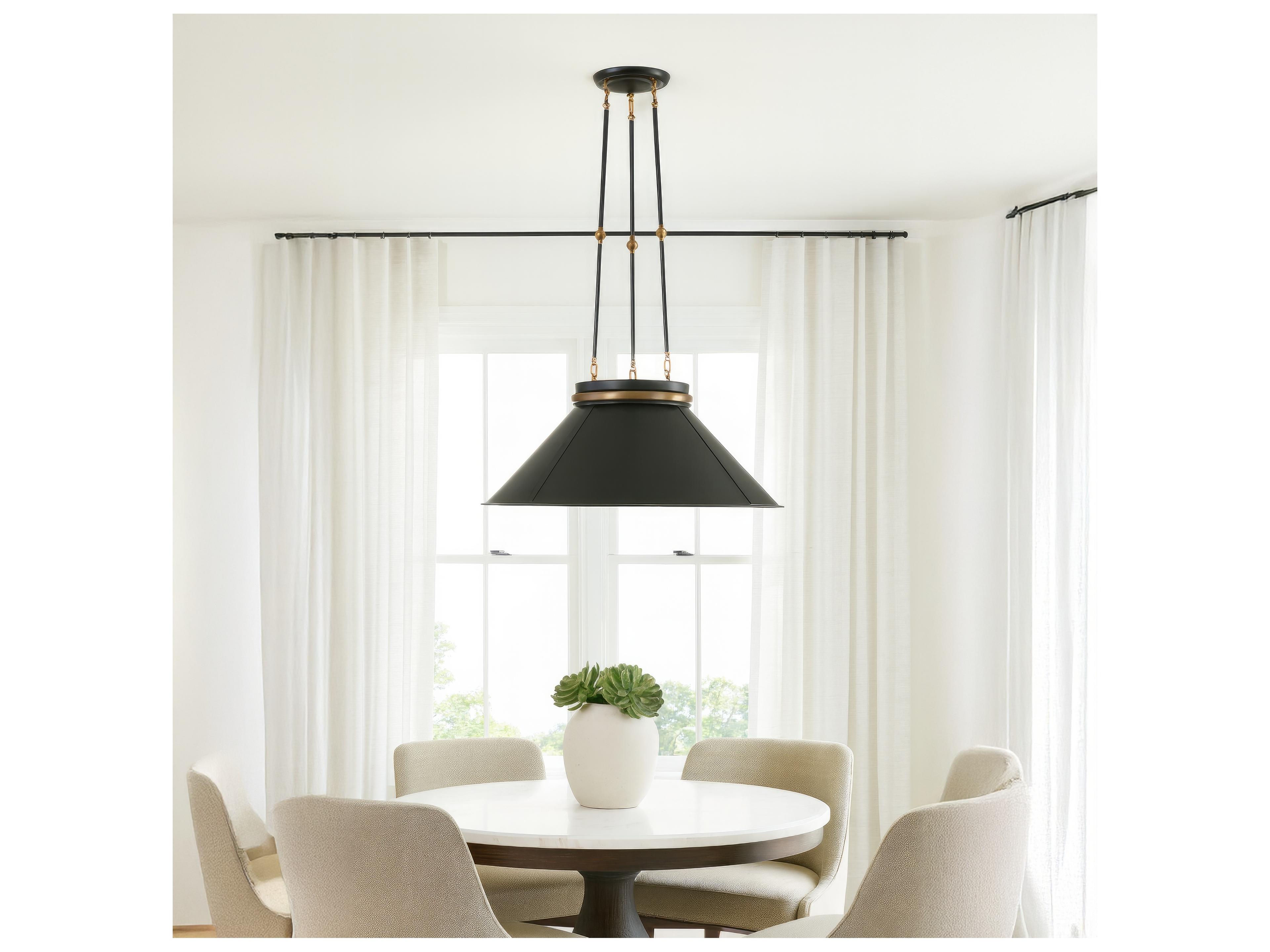 Varaluz Mood Swings Black Traditional Island Pendant