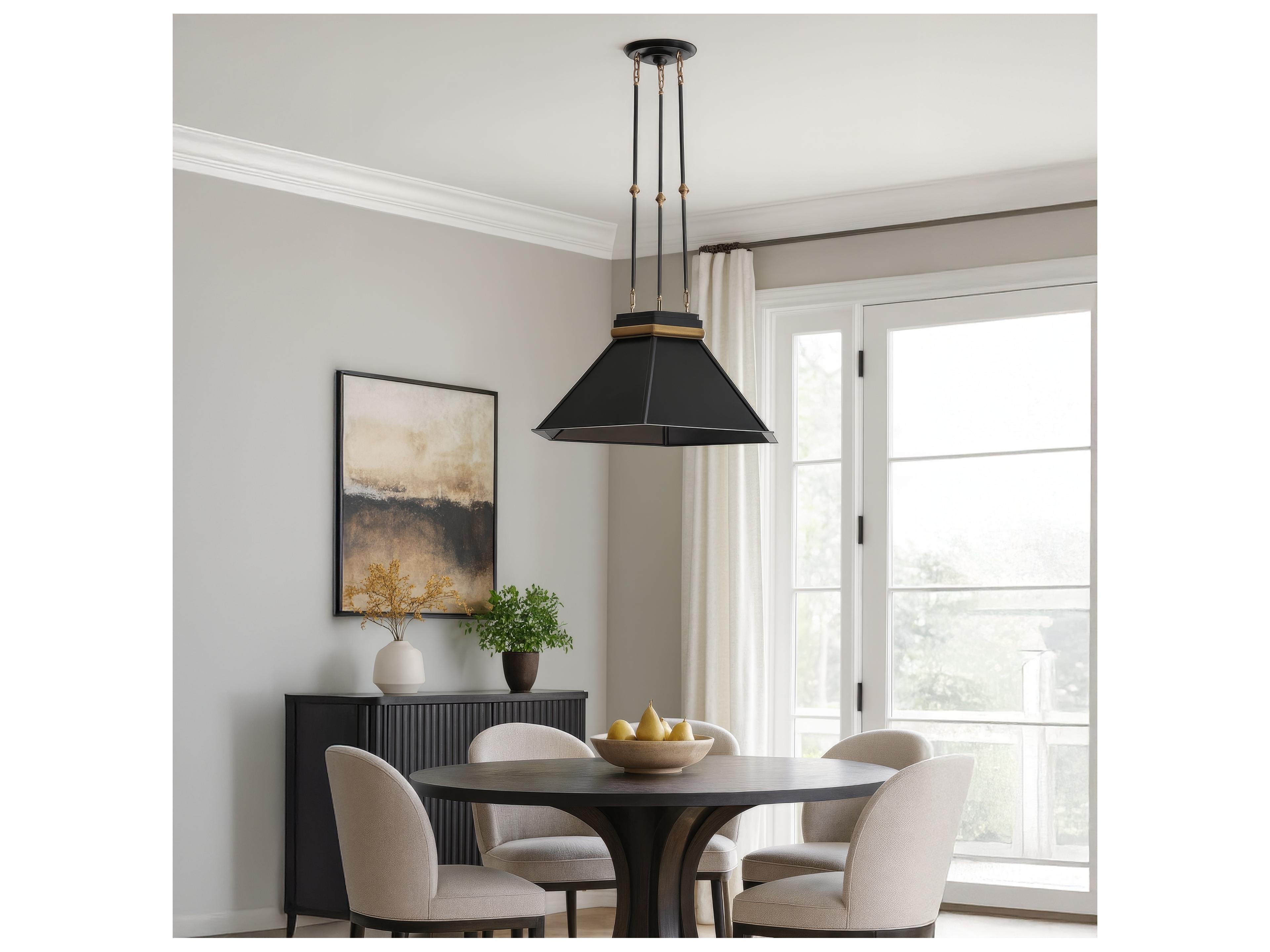 Varaluz Mood Swings Black Traditional Island Pendant